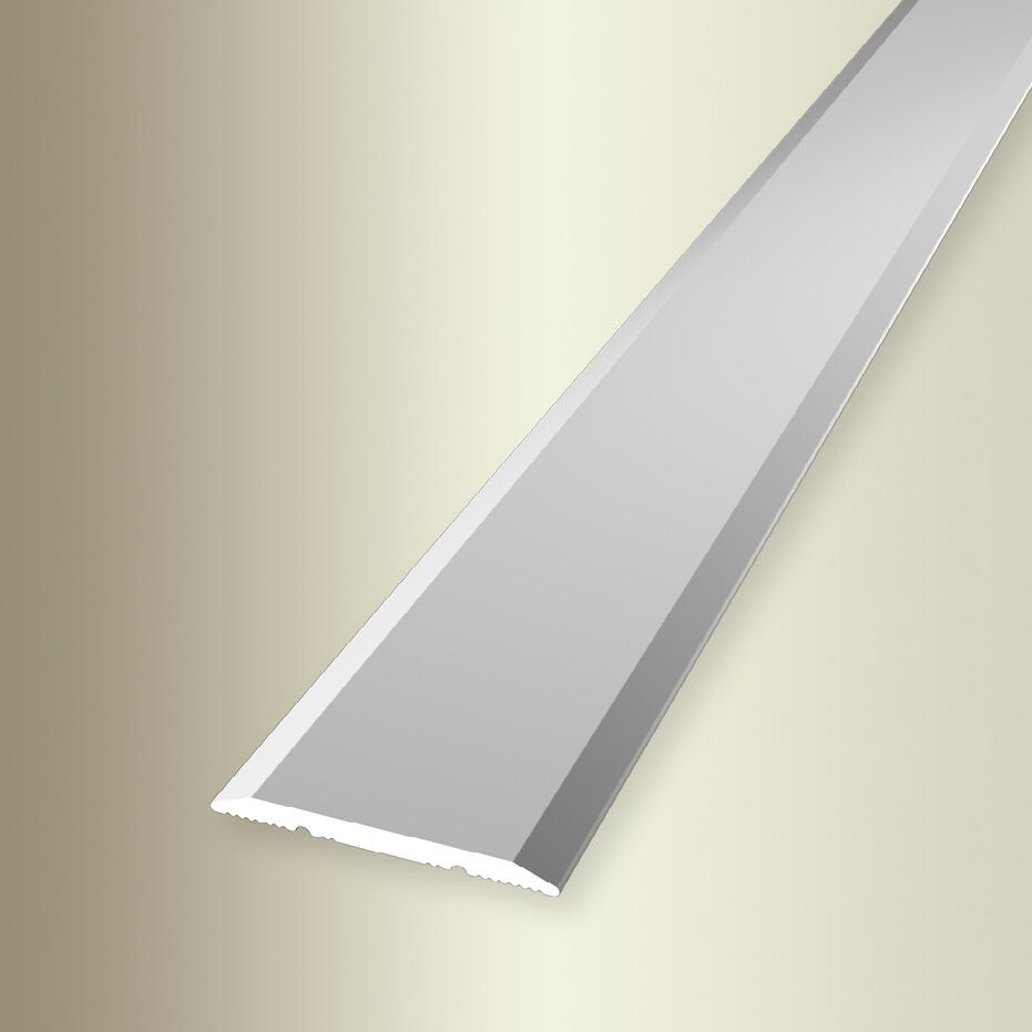 Perfil de transición Küberit, H 2 mm, W 25 mm, L 1000 mm, tira de transición de aluminio anodizado.