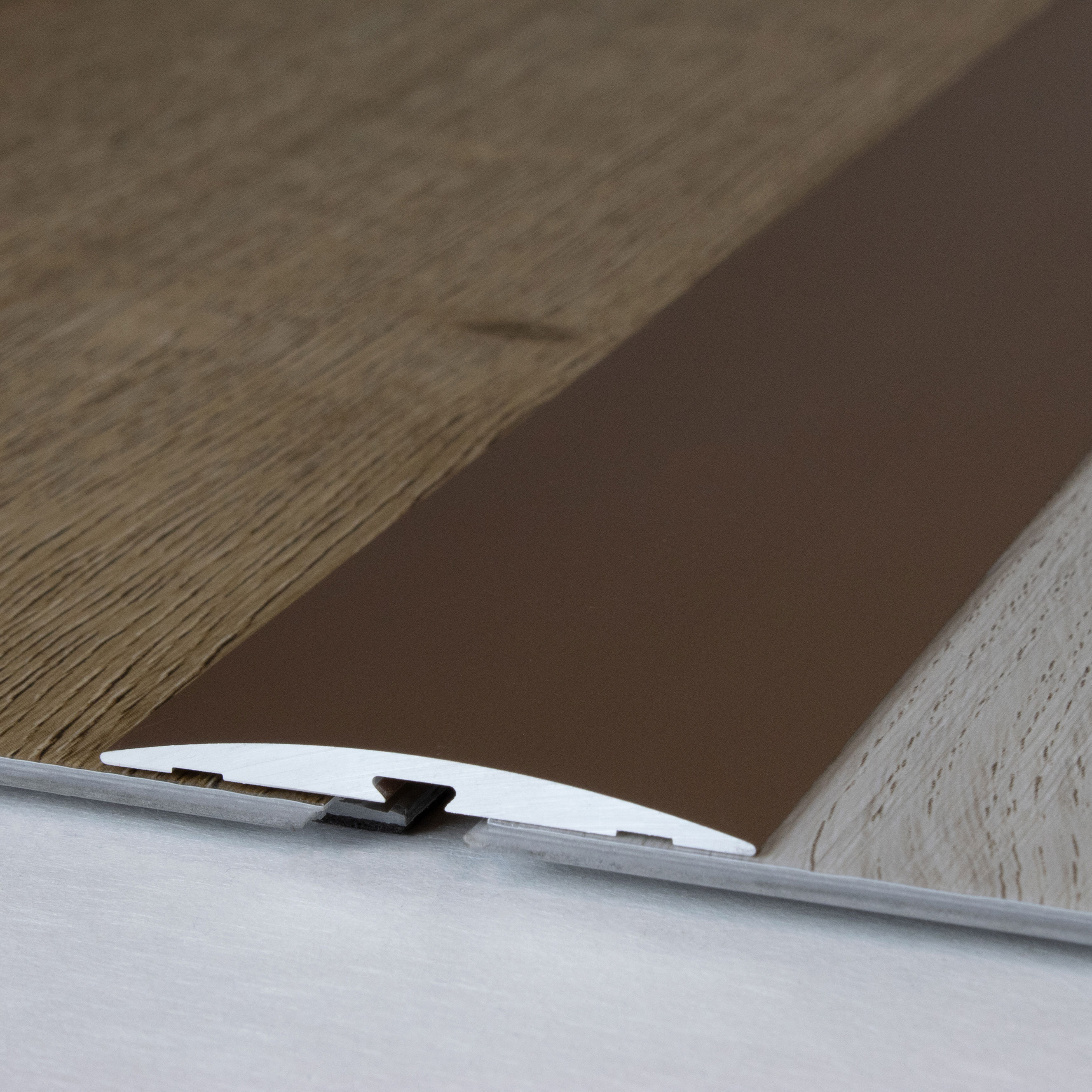 Perfil de transición PROVISTON Brecht H 4 mm W 50 mm tira de transición aluminio anodizado