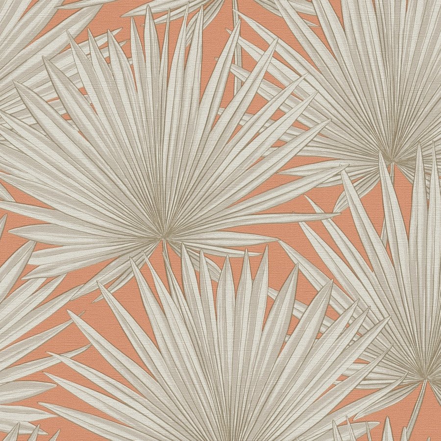 A.S. Creation Antigua 390903 Papel pintado no tejido Botánico 10,05 x 0,53 m Naranja