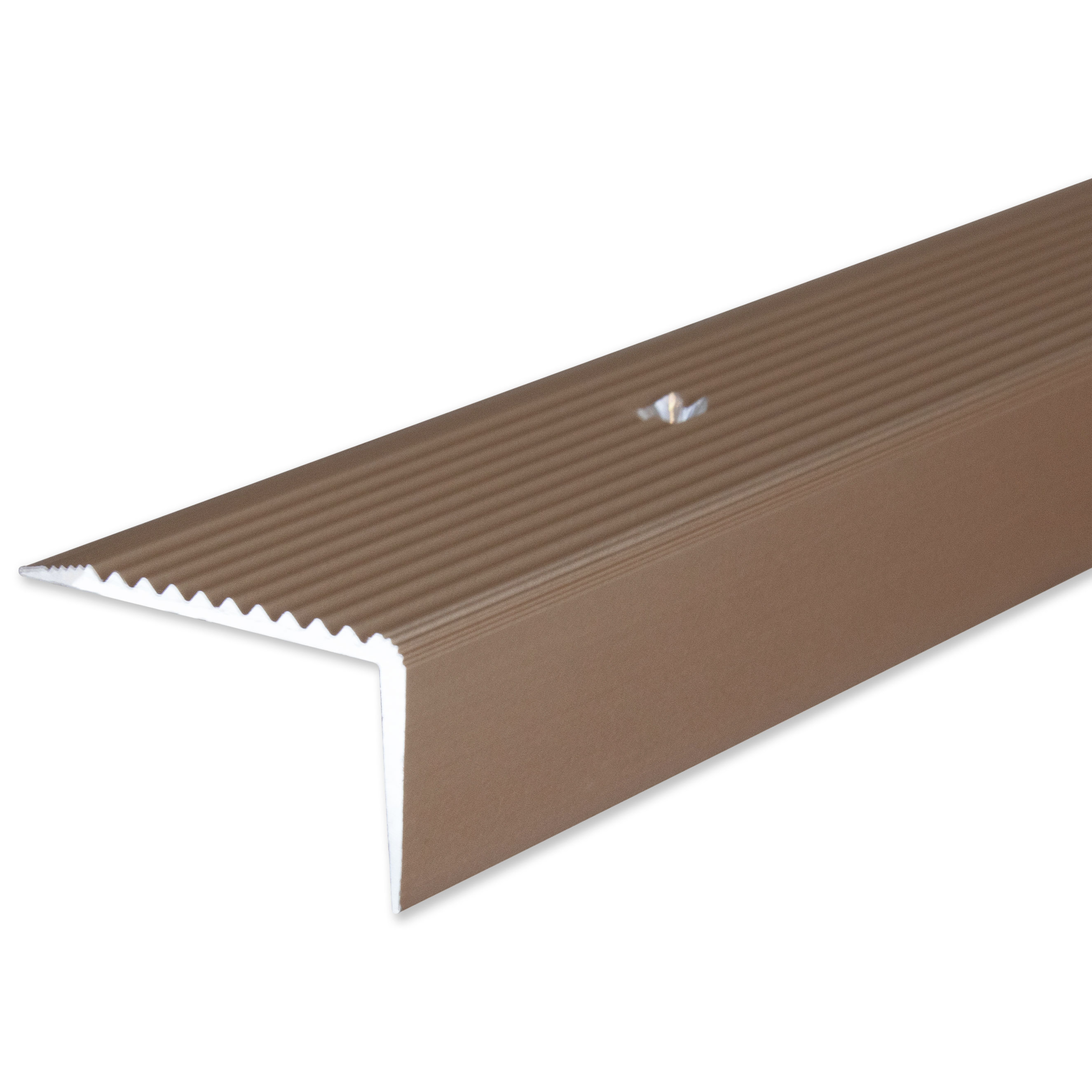 Perfiles de canto y ángulo para escaleras PROVISTON Terni Altura 20 mm Ancho 40 mm Aluminio