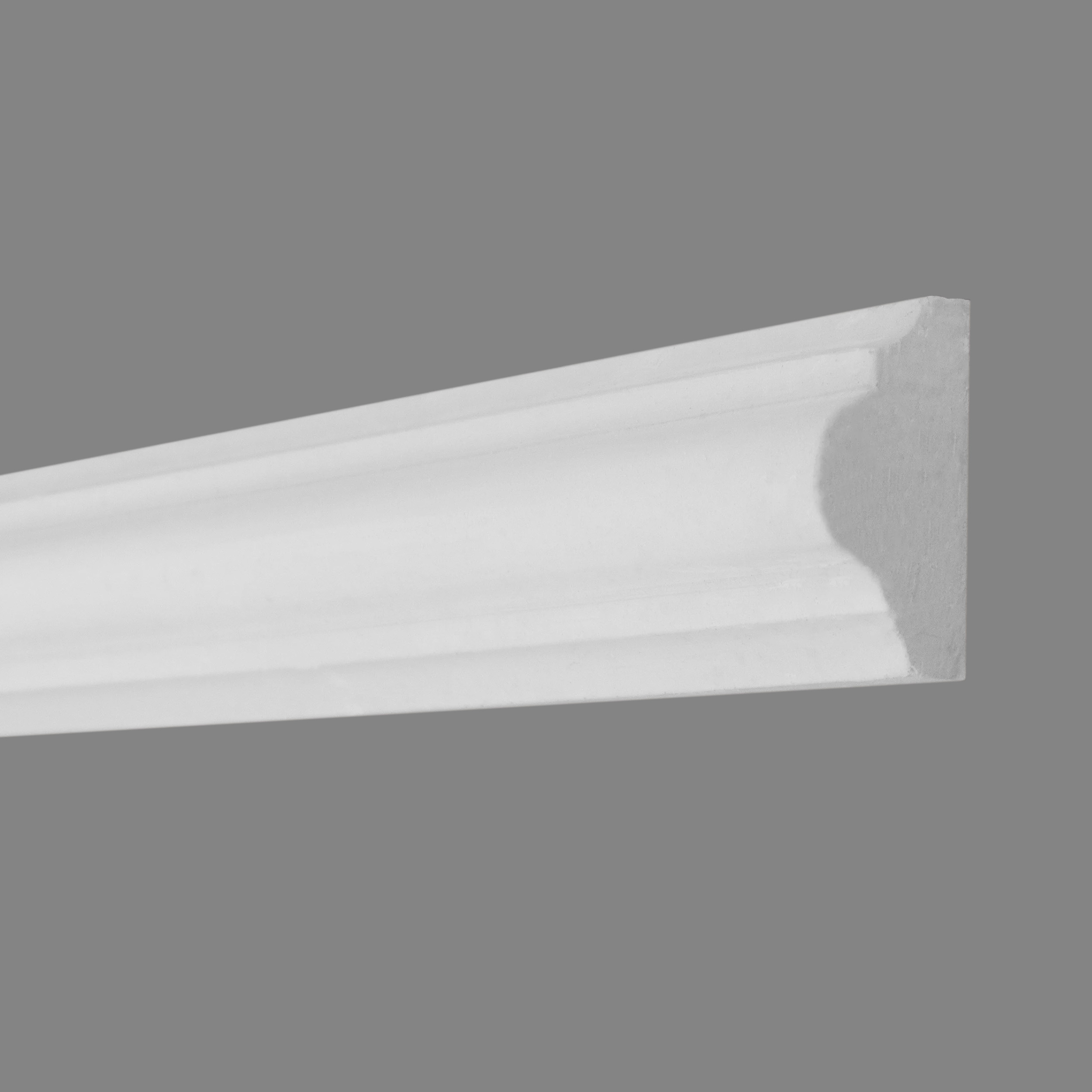 PROVISTON moldura de escayola pared 40 x 20 x 1000 mm moldura pared blanco