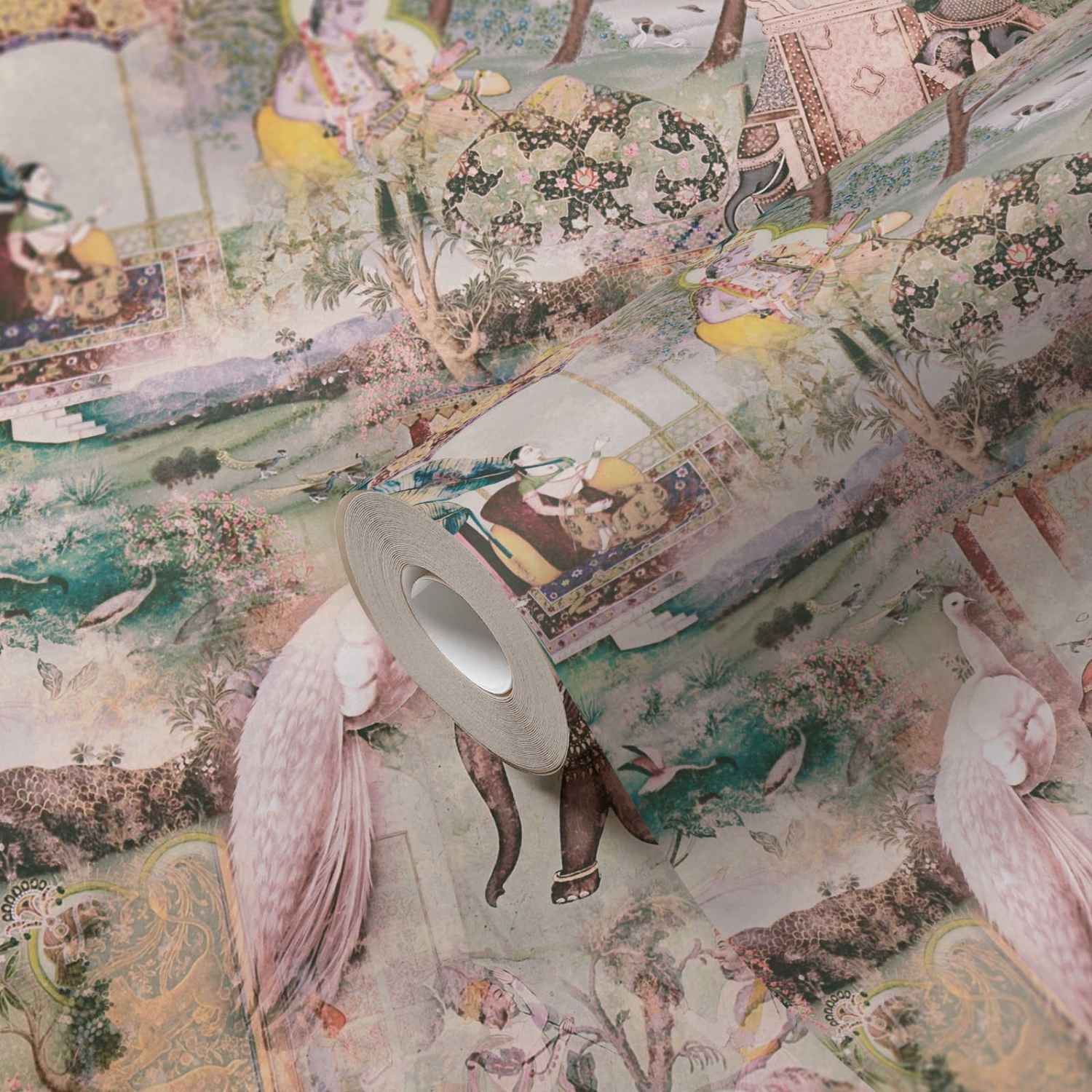 A.S. Creation Dream Flowery 381732 Papel pintado no tejido Vintage 0,53 x 10,05 m Beige Amarillo