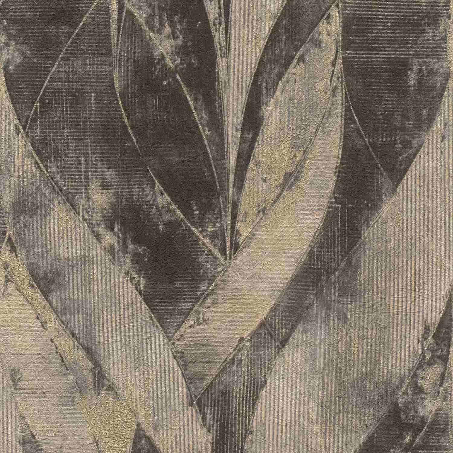 Rápido Hormigón 520071 Papel pintado no tejido Industrial 0,53 x 10,05 m Negro