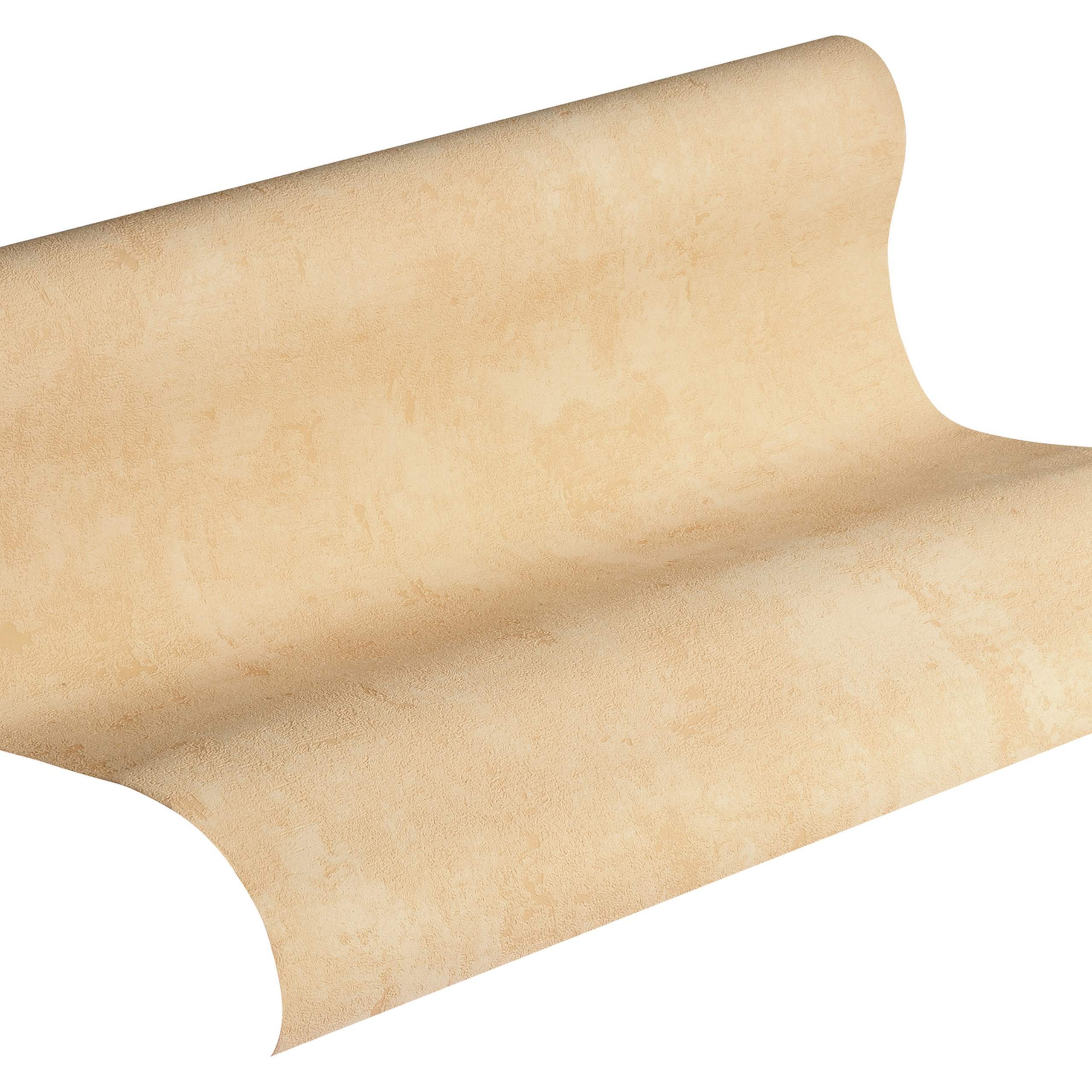 A.S. Creation Blooming 224071 Papel pintado no tejido Color liso Universidad 0,53 x 10,05 m Naranja