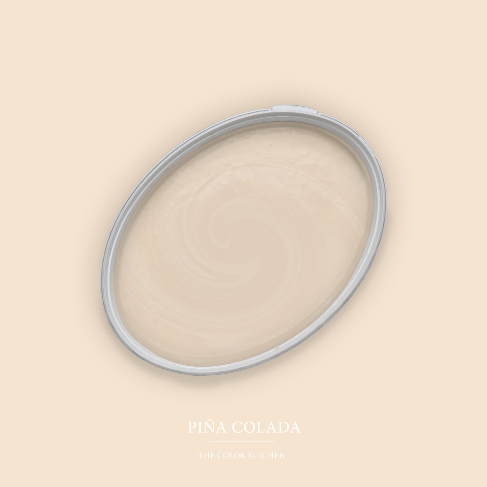 Pintura mural beige mate The Color Kitchen Piña Colada Pintura de emulsión interior exclusiva, alta intensidad de color