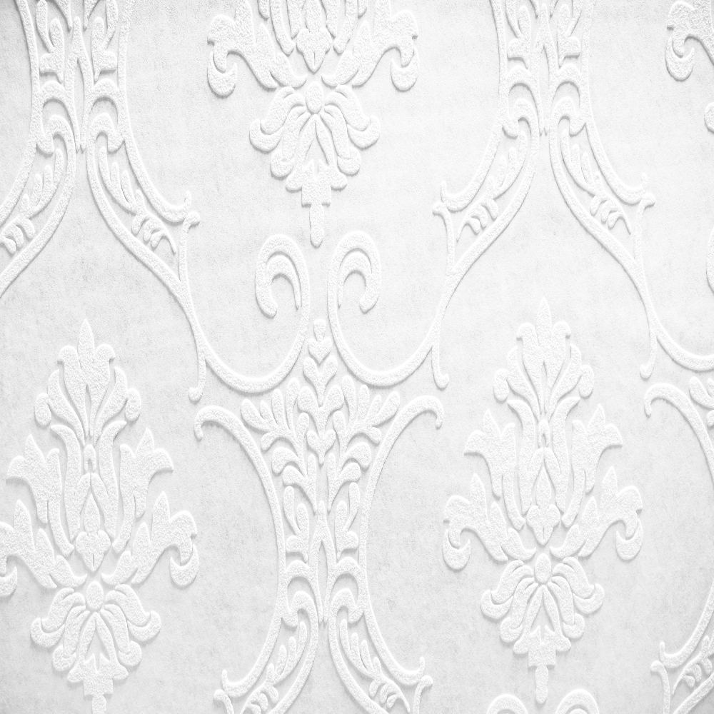 A.S. Creation Papel pintado no tejido Master 354761 Papel pintado no tejido Barroco 0,53 x 10,05 m Blanco
