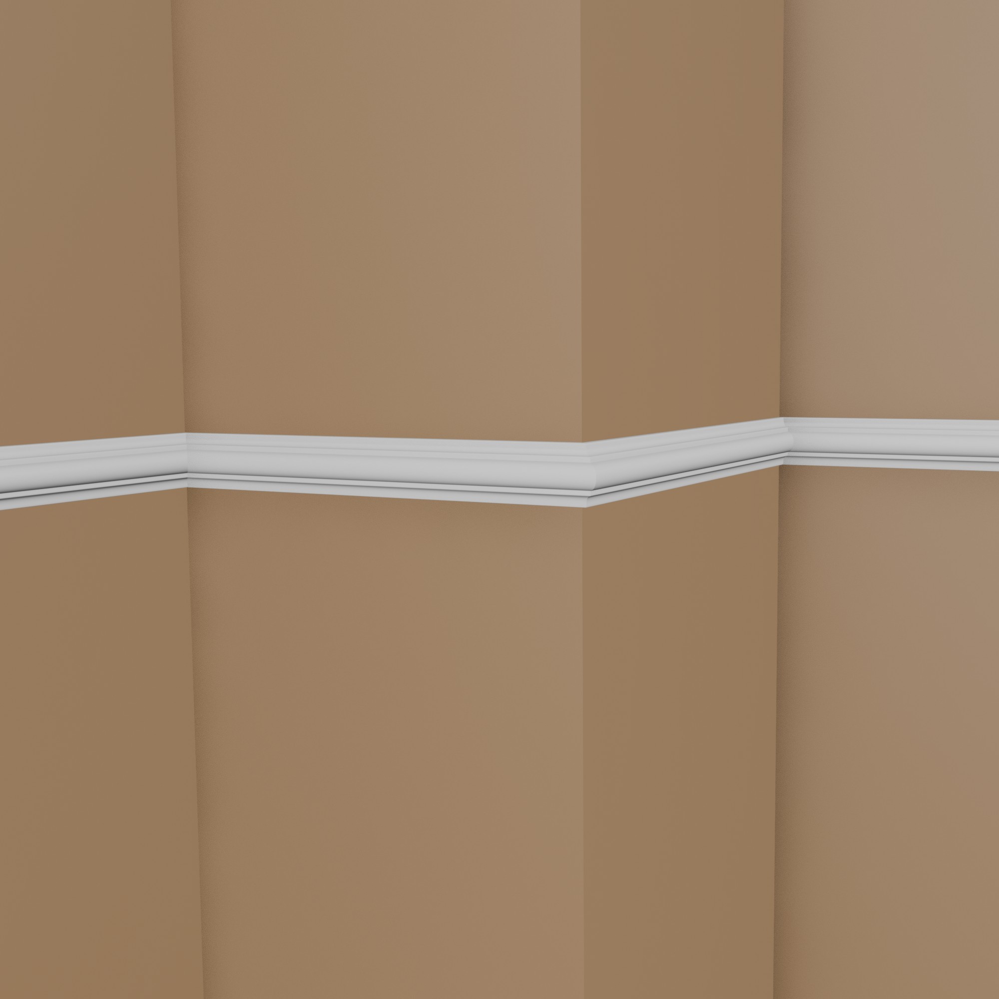 Moldura decorativa Z10 20 x 40 x 2000 mm, moldura de pared de poliuretano blanco NMC ARSTYL