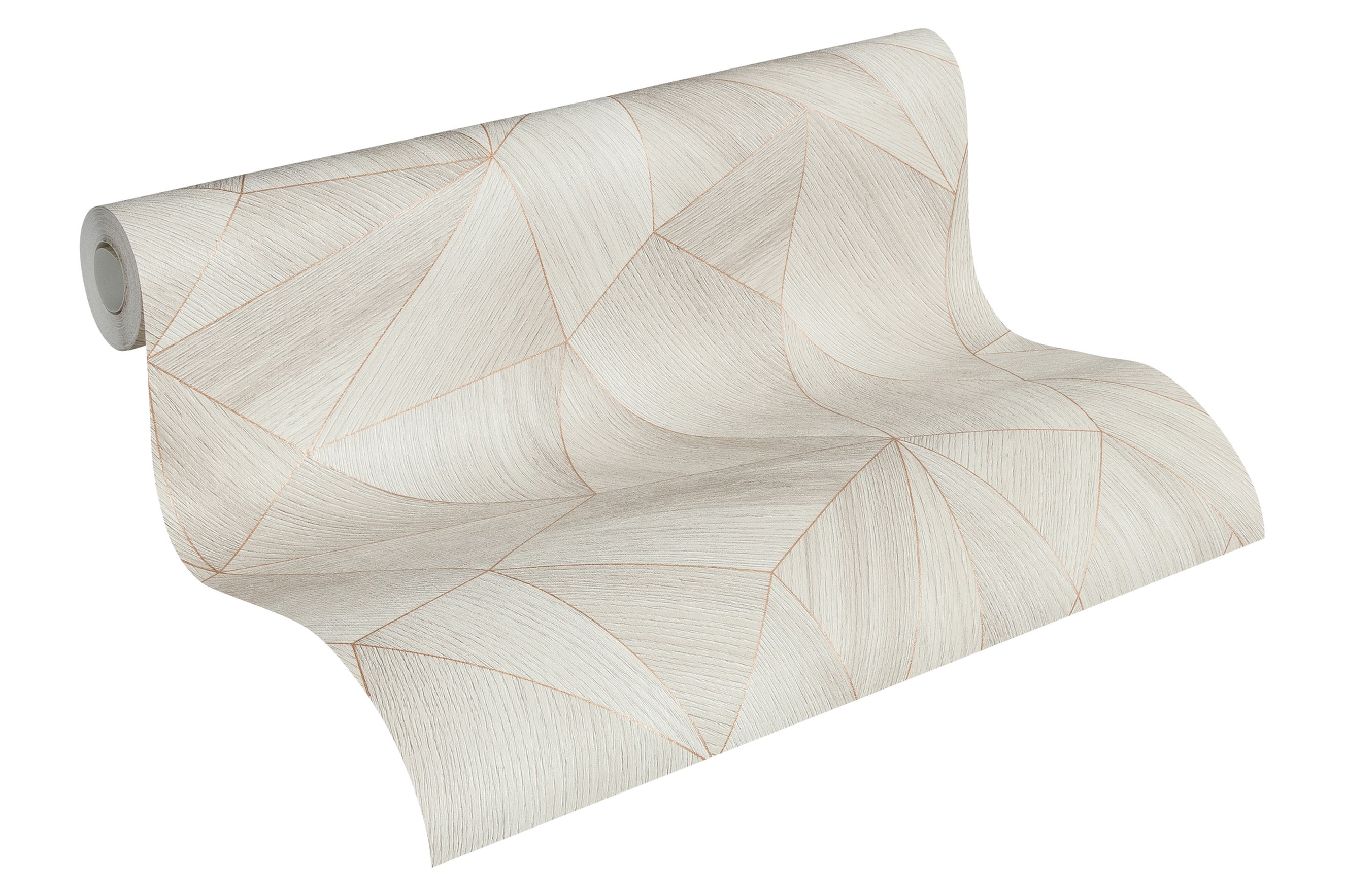 A.S. Creation Elements 361332 Papel pintado no tejido Efecto 3D 0,53 x 10,05 m Gris