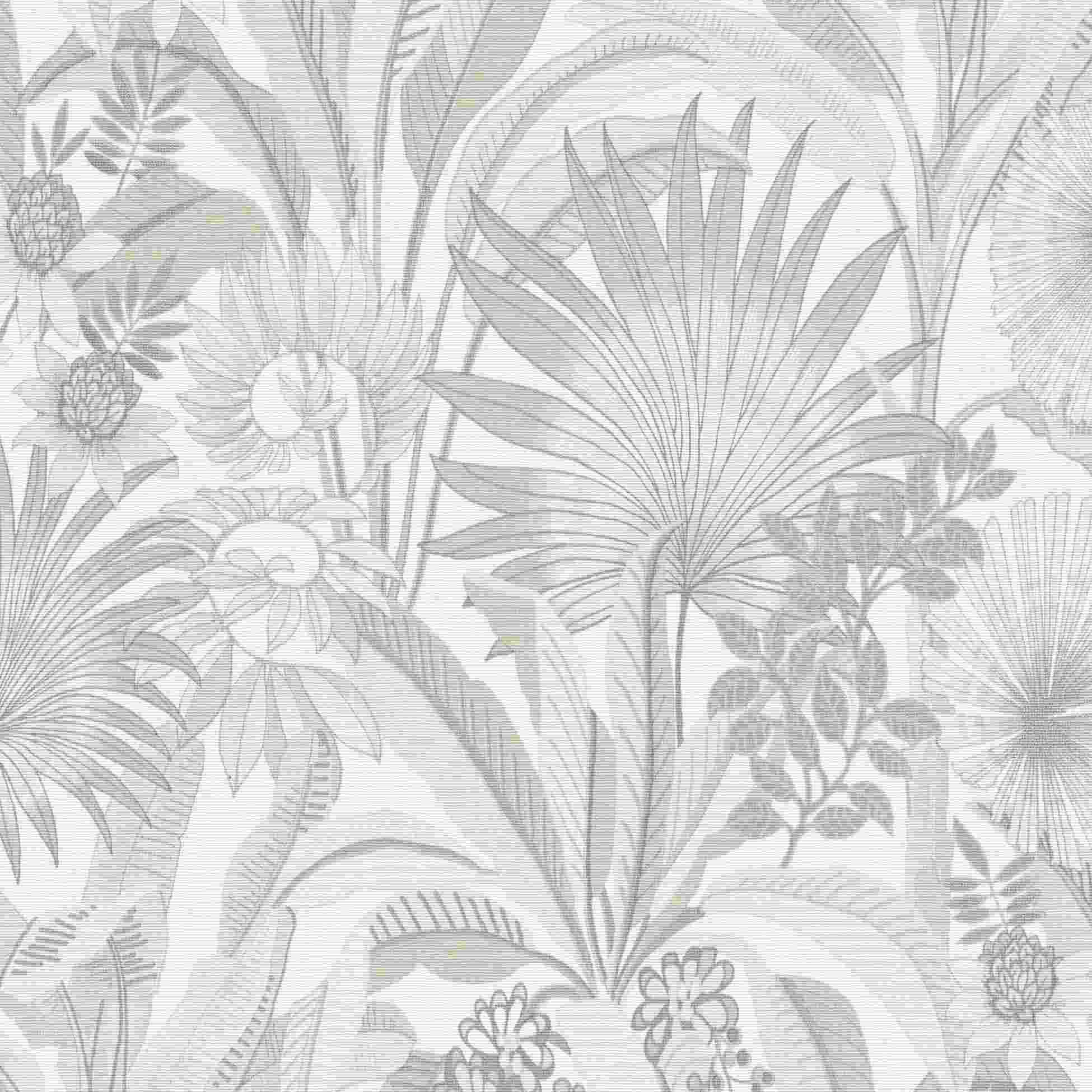 Papel pintado no tejido 10390-02 flores florales 0,53 x 10,05 m Martinique Erismann