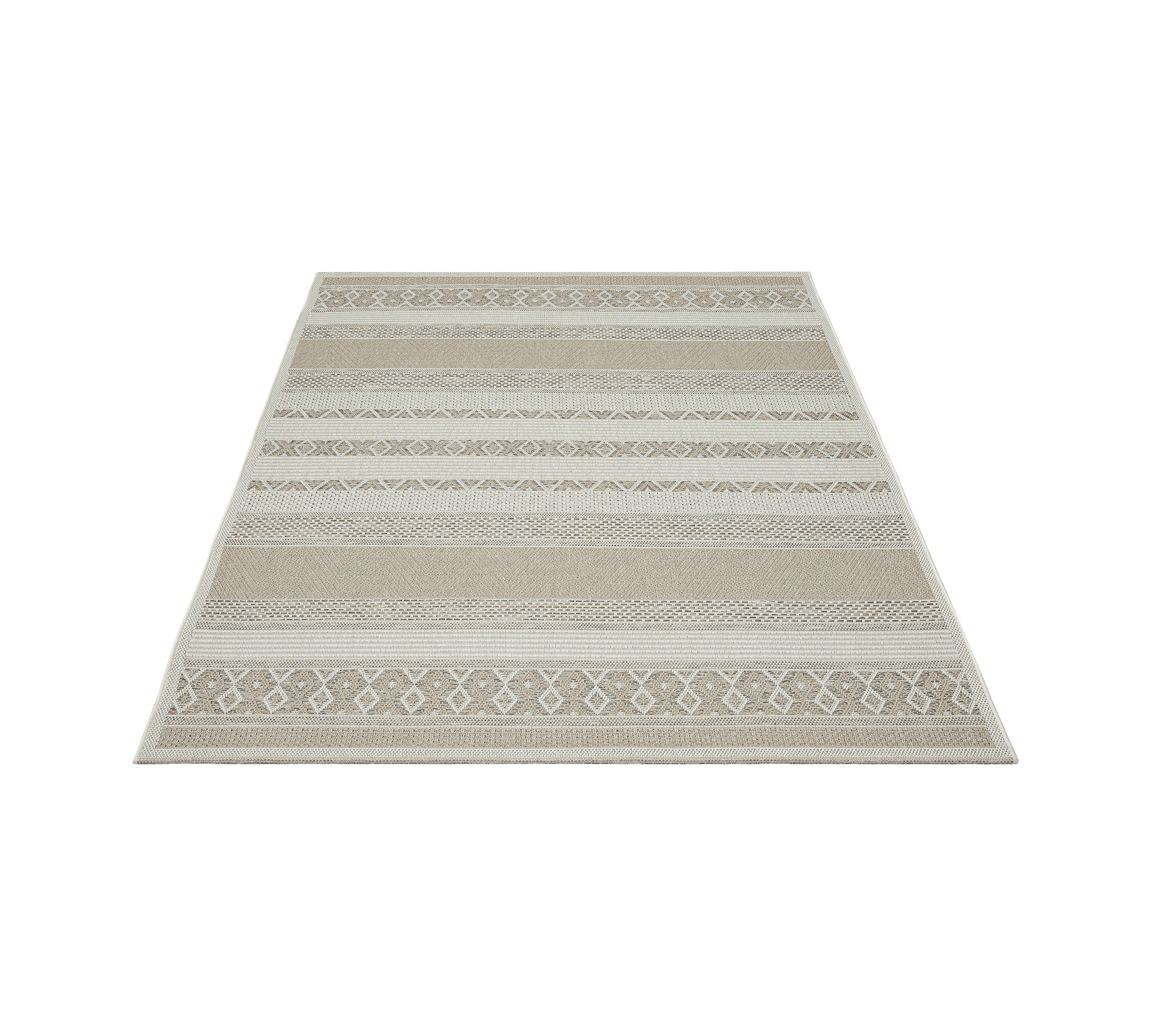Alfombra rectangular rectangular para terraza, color gris, para interior y exterior, disponible en varios tamaños - FLOORNOVO