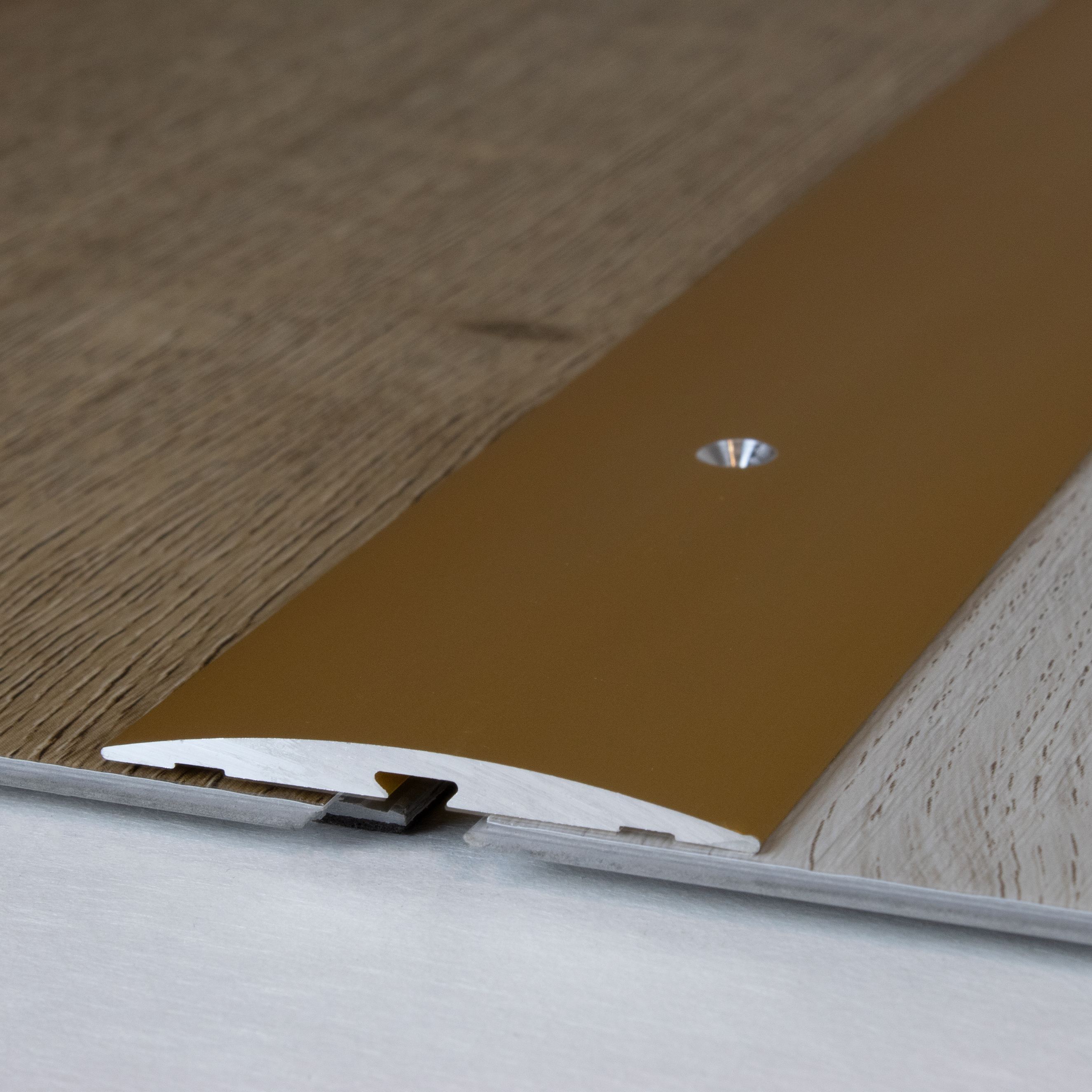 Perfil de transición PROVISTON Brecht H 4 mm W 50 mm tira de transición aluminio anodizado