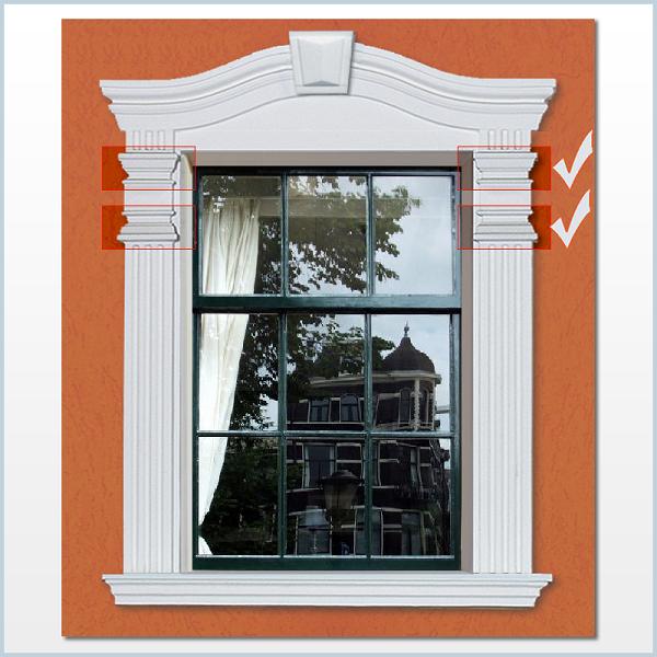 Fassadenzierelement "Titus 1-K1" (Schlussstein)