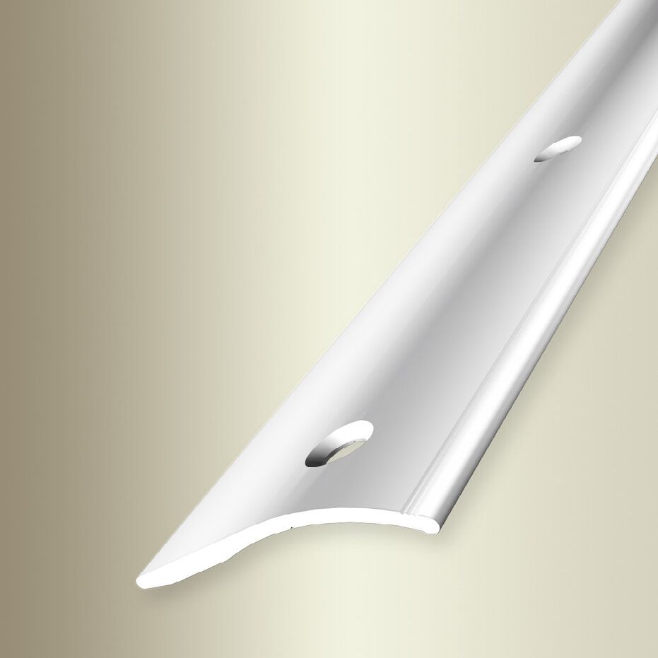 Perfiles de altura y ajuste Küberit, ancho 40 mm, altura de borde 0-18 mm, aluminio anodizado