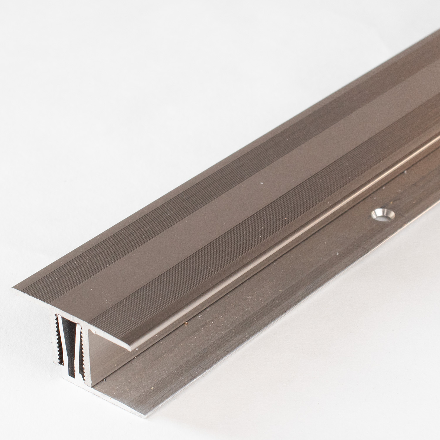 Perfil de transición PROVISTON Southgate, altura de borde 15-24 mm, tira de transición, aluminio anodizado