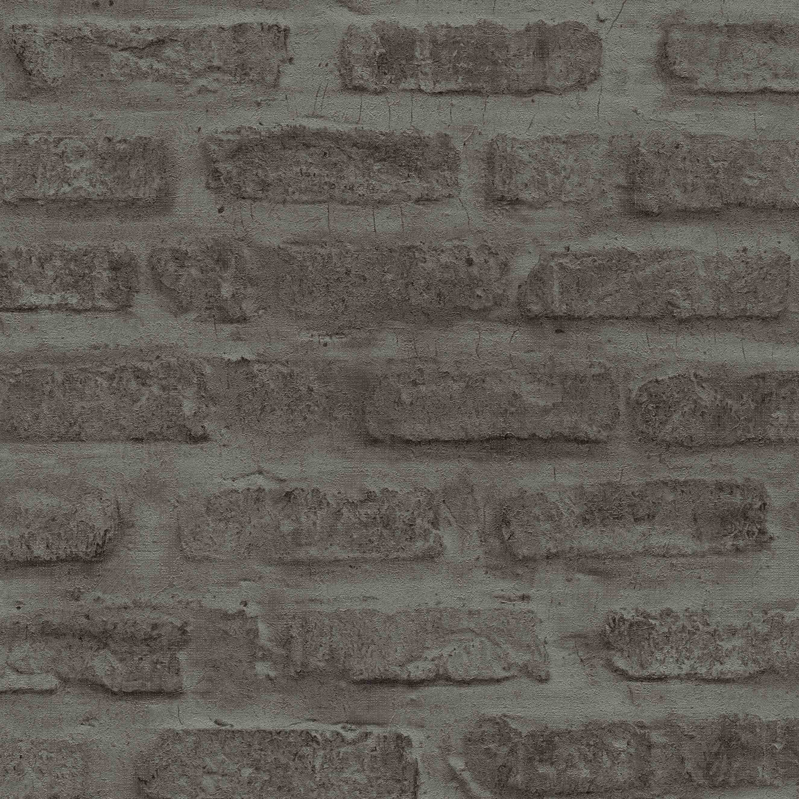 A.S. Creation Elements 374223 Papel pintado no tejido Imitación piedra 0,53 x 10,05 m Gris