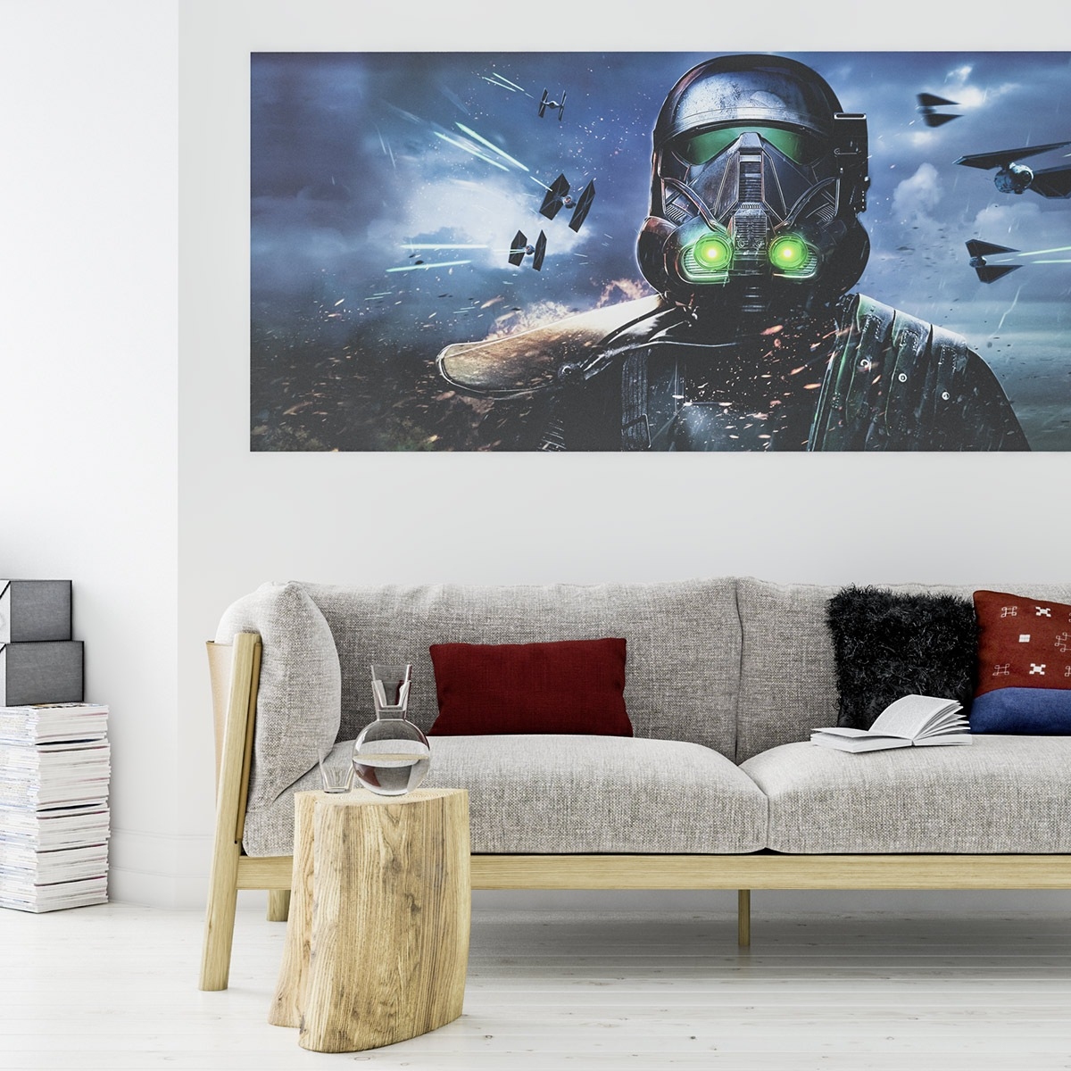Papel pintado fotográfico Komar Star Wars Deathtrooper 100 x 250 cm Impresión digital Papel pintado no tejido Soldados de élite Imperio