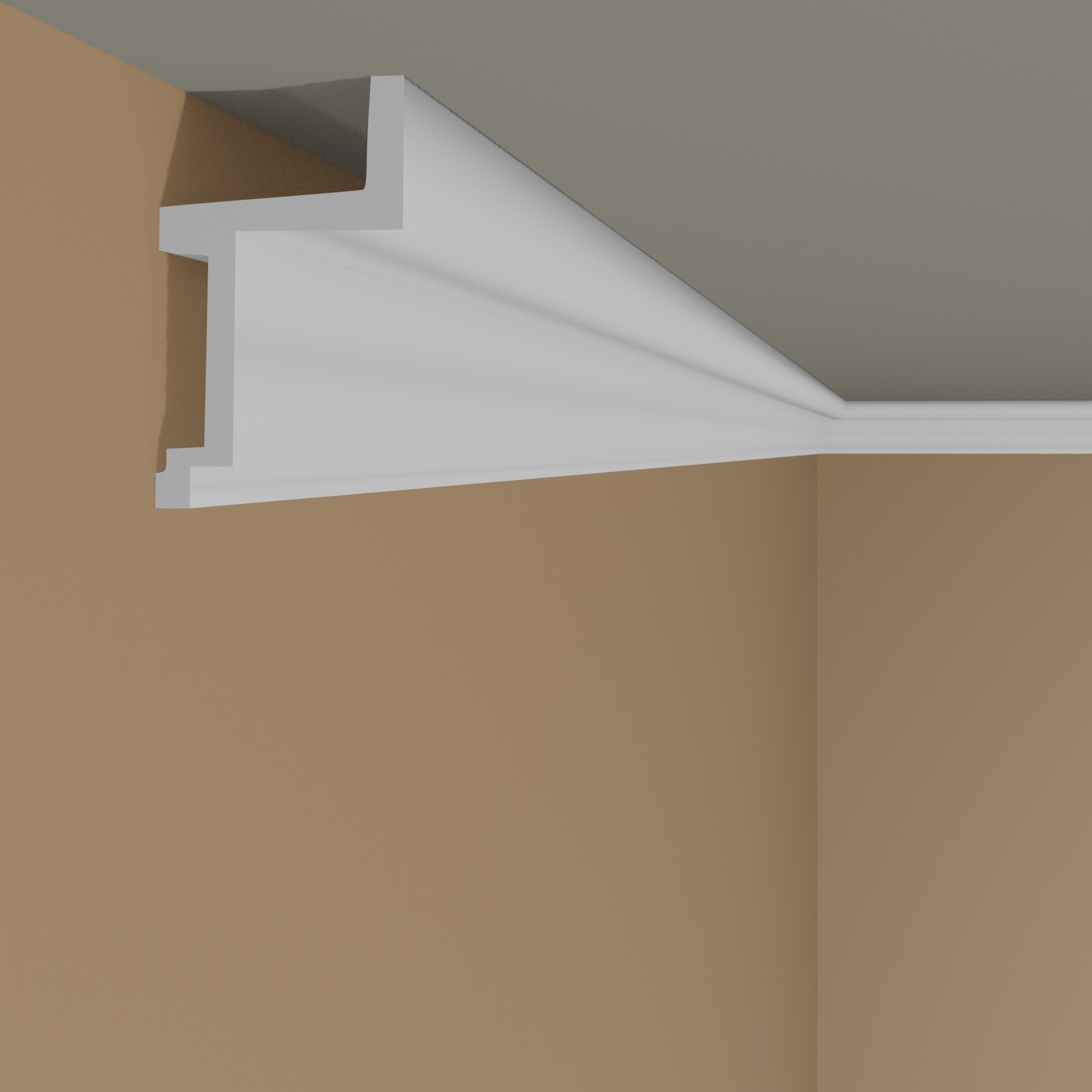 Moldura de techo Mardom MDB115 Profoam 60 x 110 x 2000 mm cornisa angular blanca