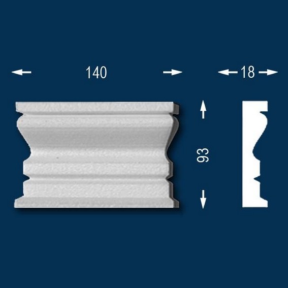 Fassadenzierelement "Marcus 1-K2" (Schlussstein)