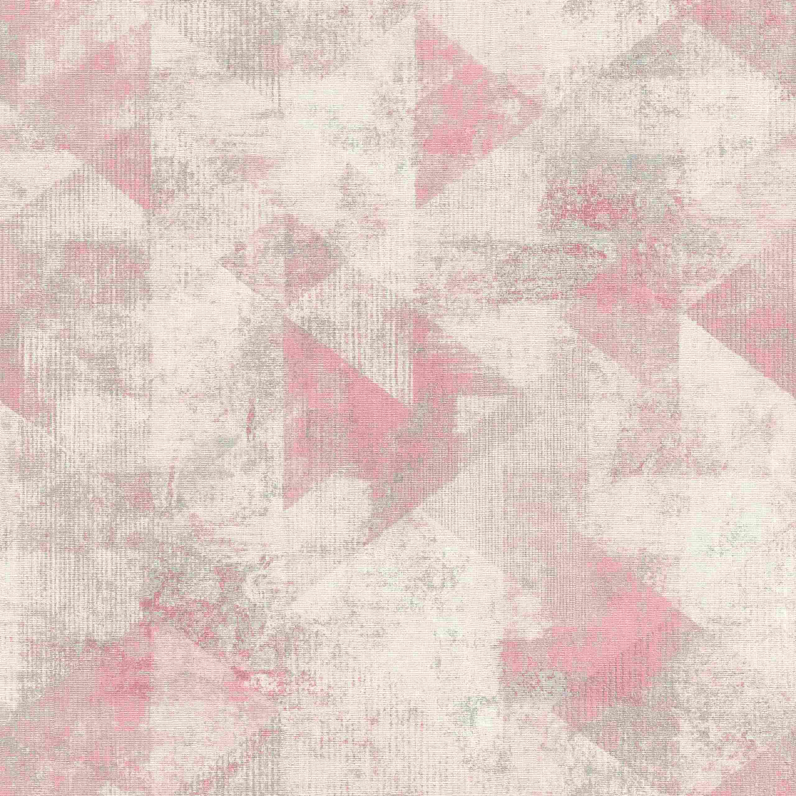 Rápido Hyde Park 411508 Papel pintado no tejido Vintage Retro 0,53 x 10,05 m Rosa