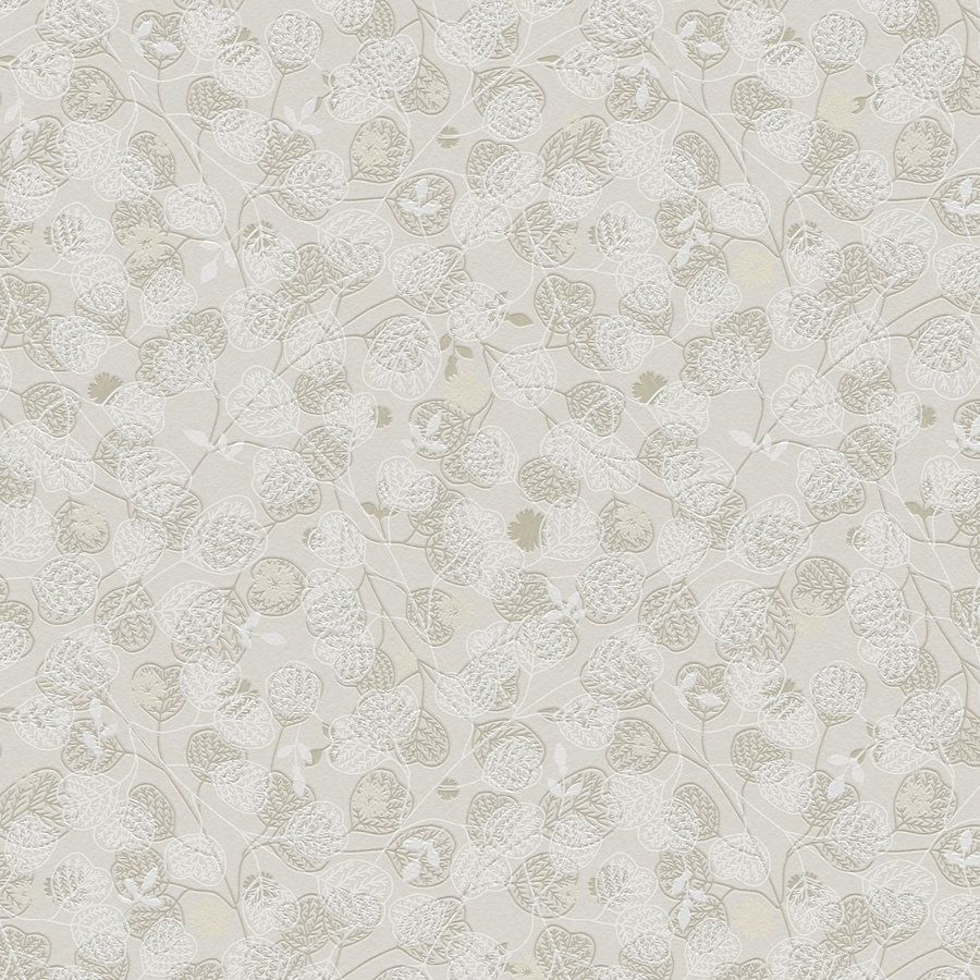 A.S. Creation Estilos de viaje 391112 Papel pintado no tejido Diseño floral 10,05 x 0,53 m Beige