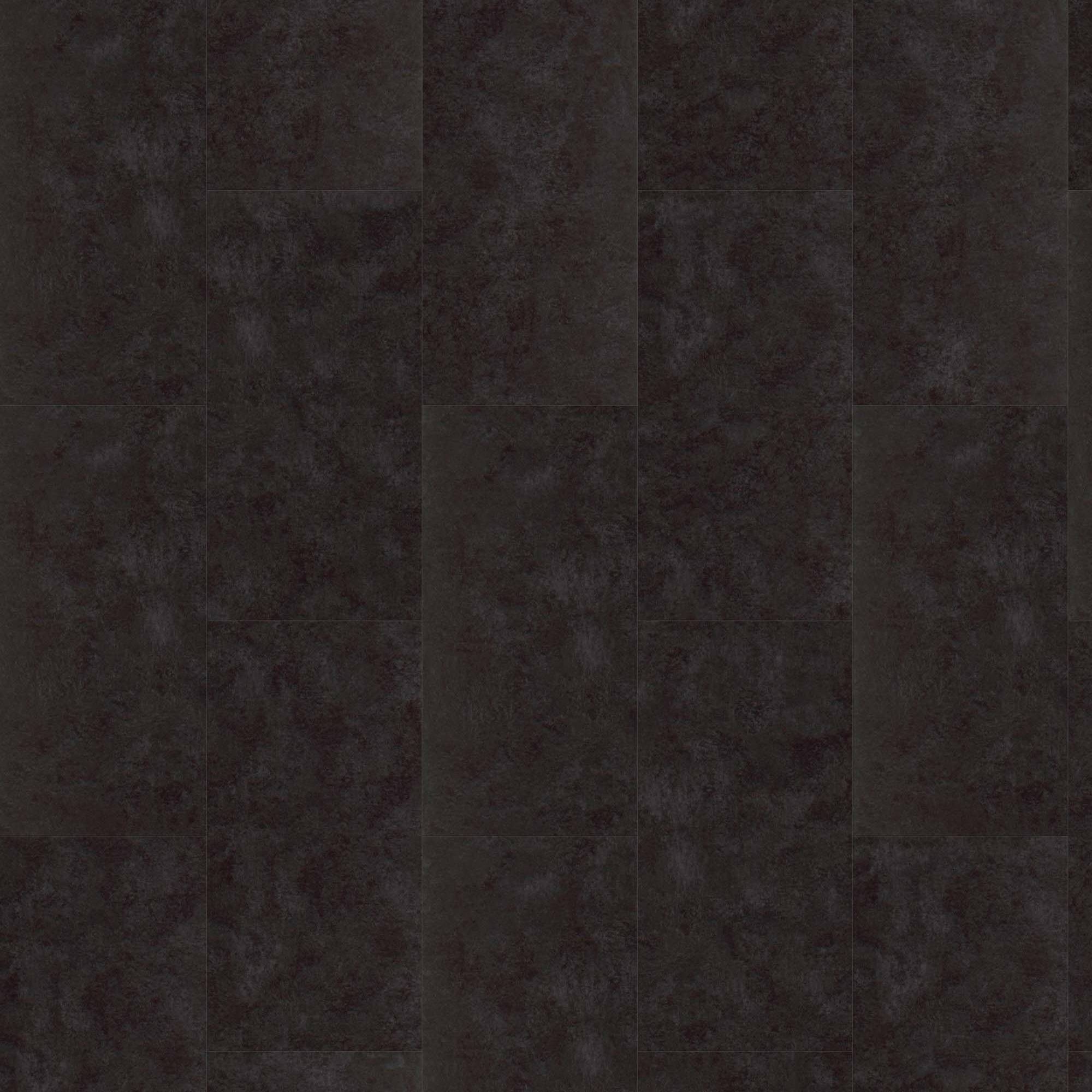 Suelo vinílico 24H3 8050H Diseño 609,6 x 304,8 x 2 mm Vinilo adhesivo imitación piedra negro NKL31