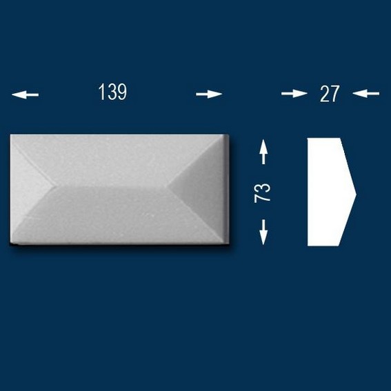 Fassadenzierelement "Avitus DT-3" (Schlussstein)