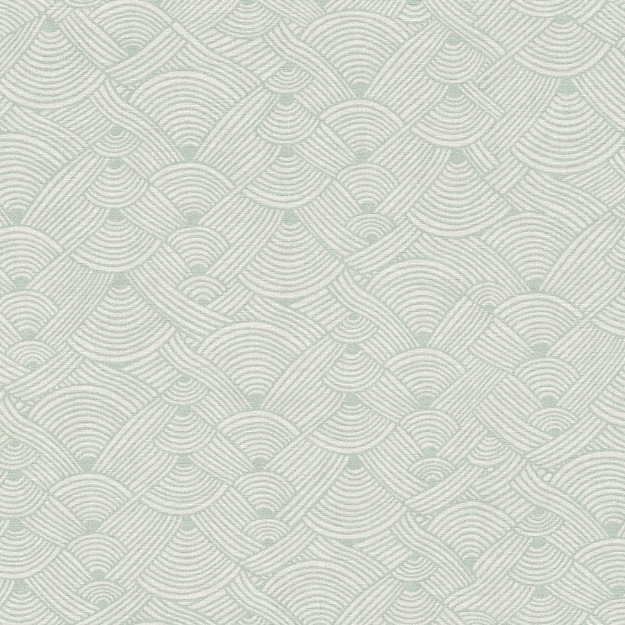 A.S. Creation Nara 387423 Papel pintado no tejido Estampados y motivos 10,05 x 0,53 m Verde