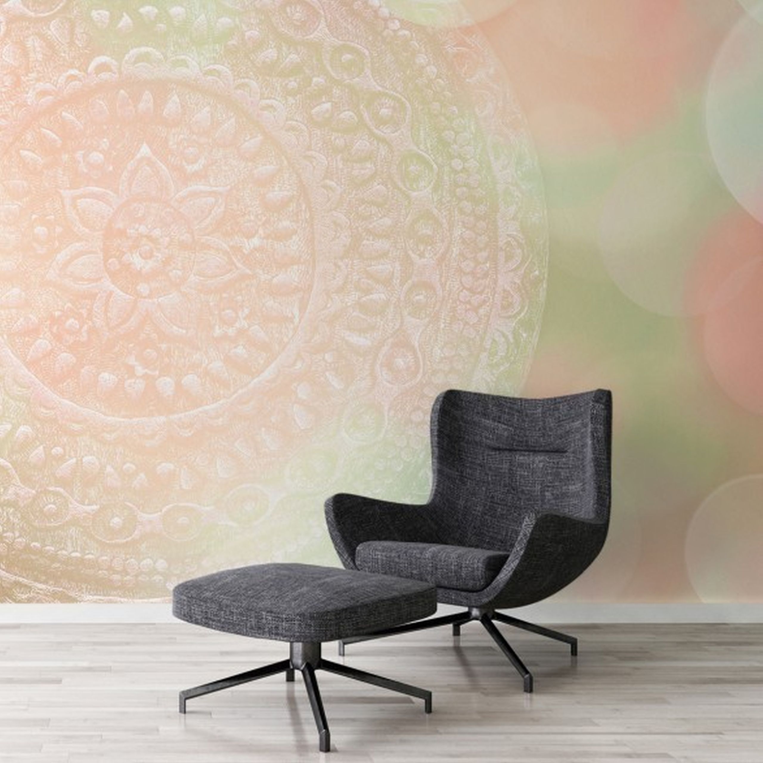 A.S. Creation Atelier 47 DD117550 Fotomural Tejido no tejido 400 x 270 cm Oriental Verde