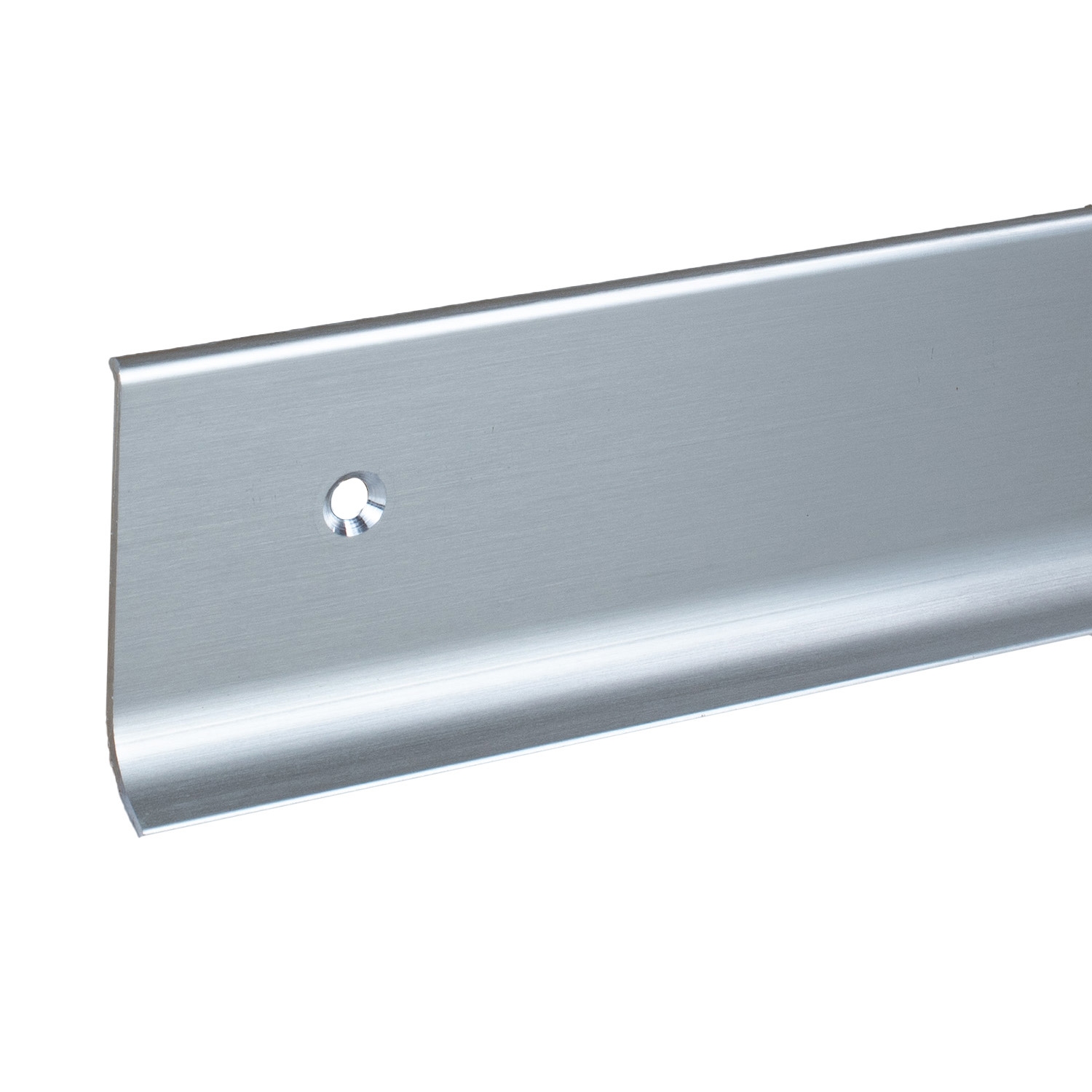 Rodapié metálico Auer, de 40 a 100 mm de alto, 10 mm de ancho, rodapié de aluminio, impermeable, moderno