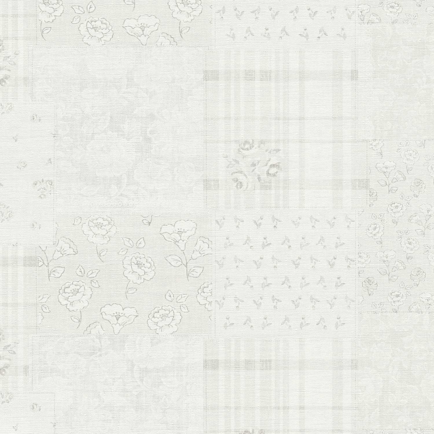 A.S. Creation Maison Charme 390662 Papel pintado no tejido Diseño floral 10,05 x 0,53 m Gris