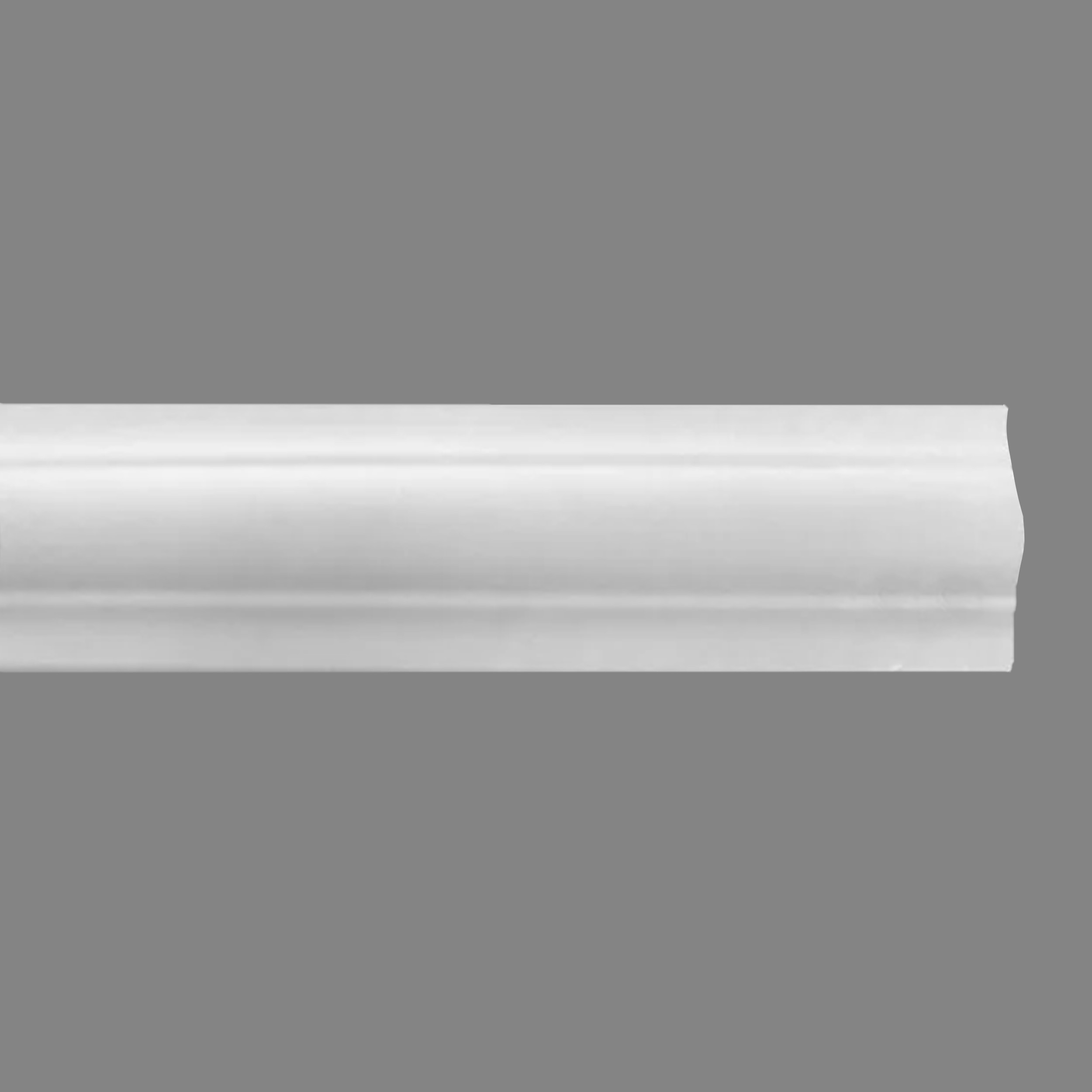 PROVISTON | moldura Weimar | escayola | 12 x 25 x 910 mm | molduras pared | blanco