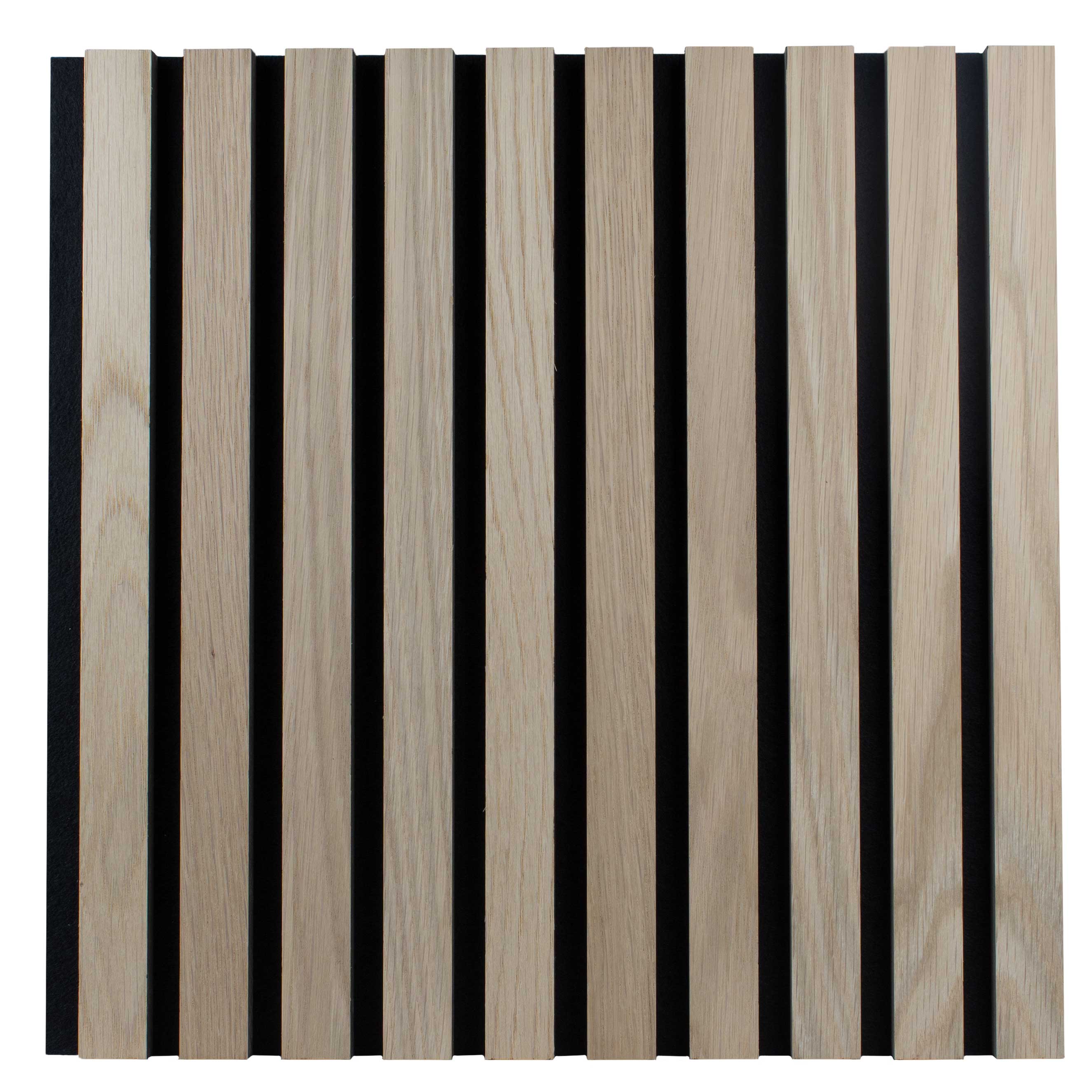 Panel acústico de pared PROVISTON 400 x 400 x 21 mm Paneles acústicos 3D de MDF de roble natural