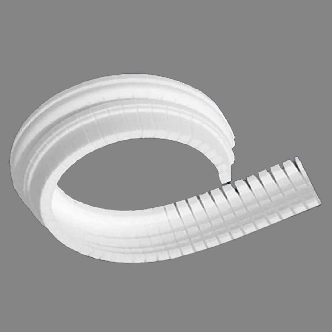 Wiesemann Perfiles de capitel de estuco para fachada "FP13 SK" 65 x 134 x 2000 mm Sin recubrimiento