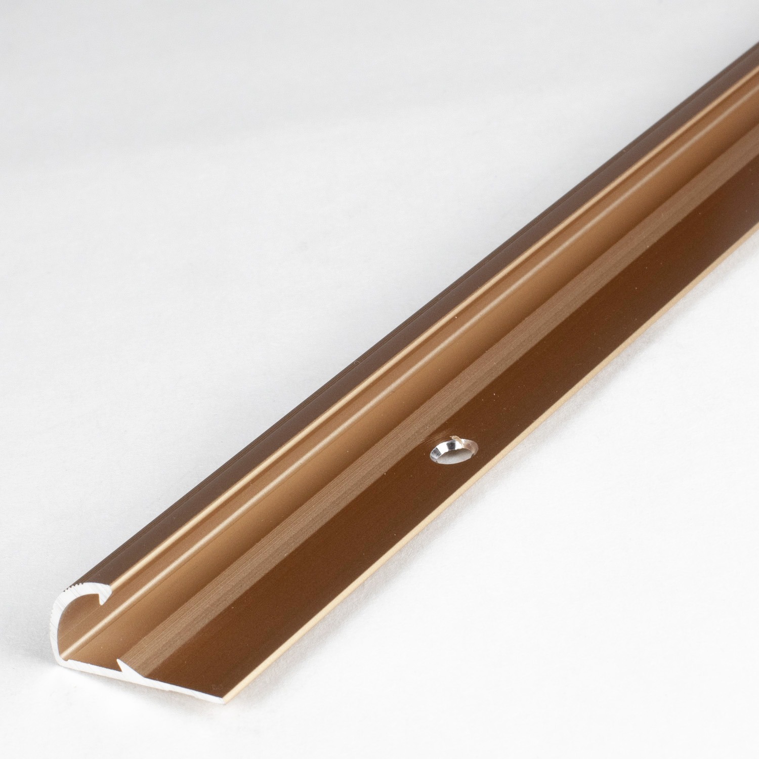 Perfiles de remate y canto PROVISTON Limerick, altura de canto 7,5 mm, perfil de sujeción, aluminio anodizado