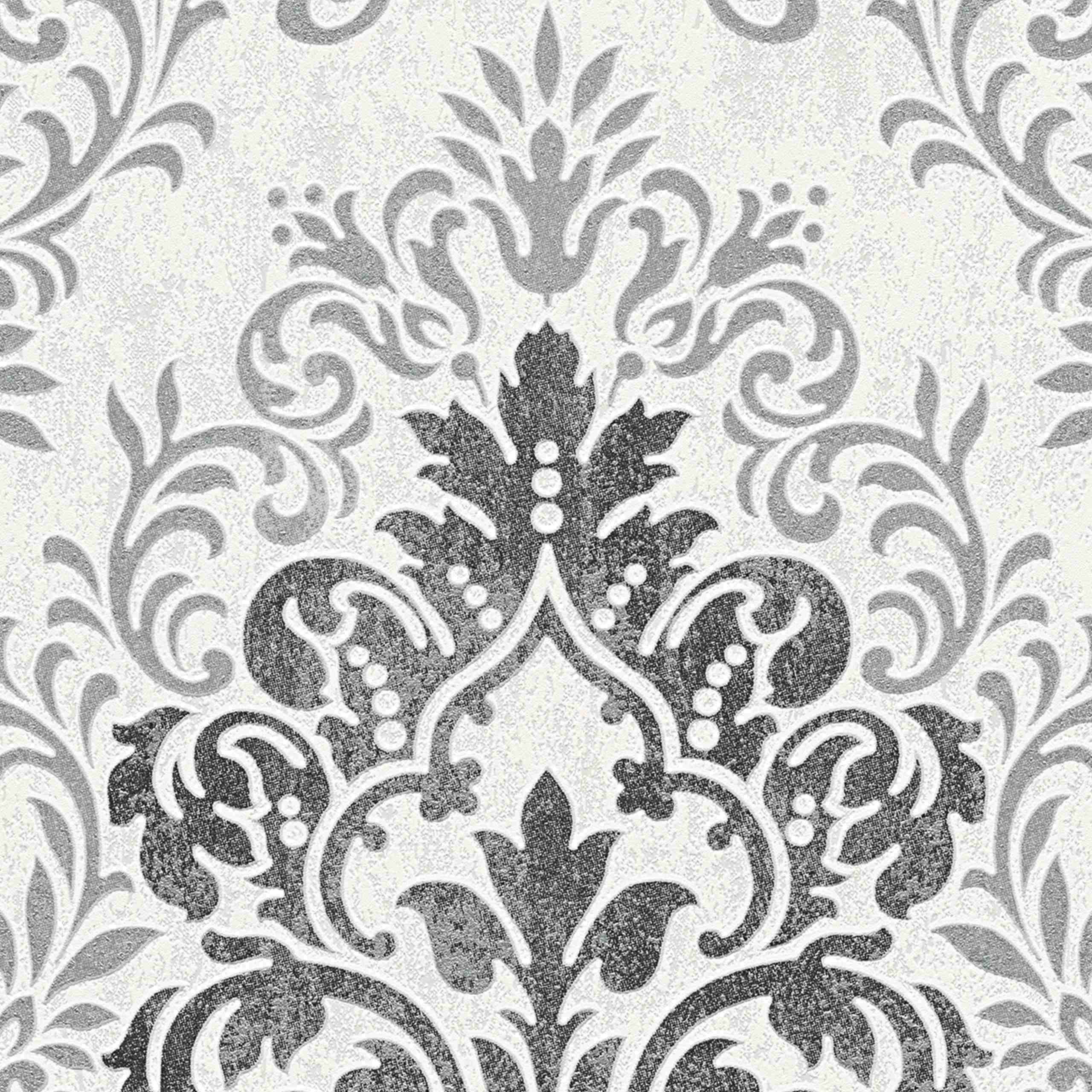 A.S. Creation Jette 4 339241 Papel pintado no tejido Barroco 0,53 x 10,05 m Gris