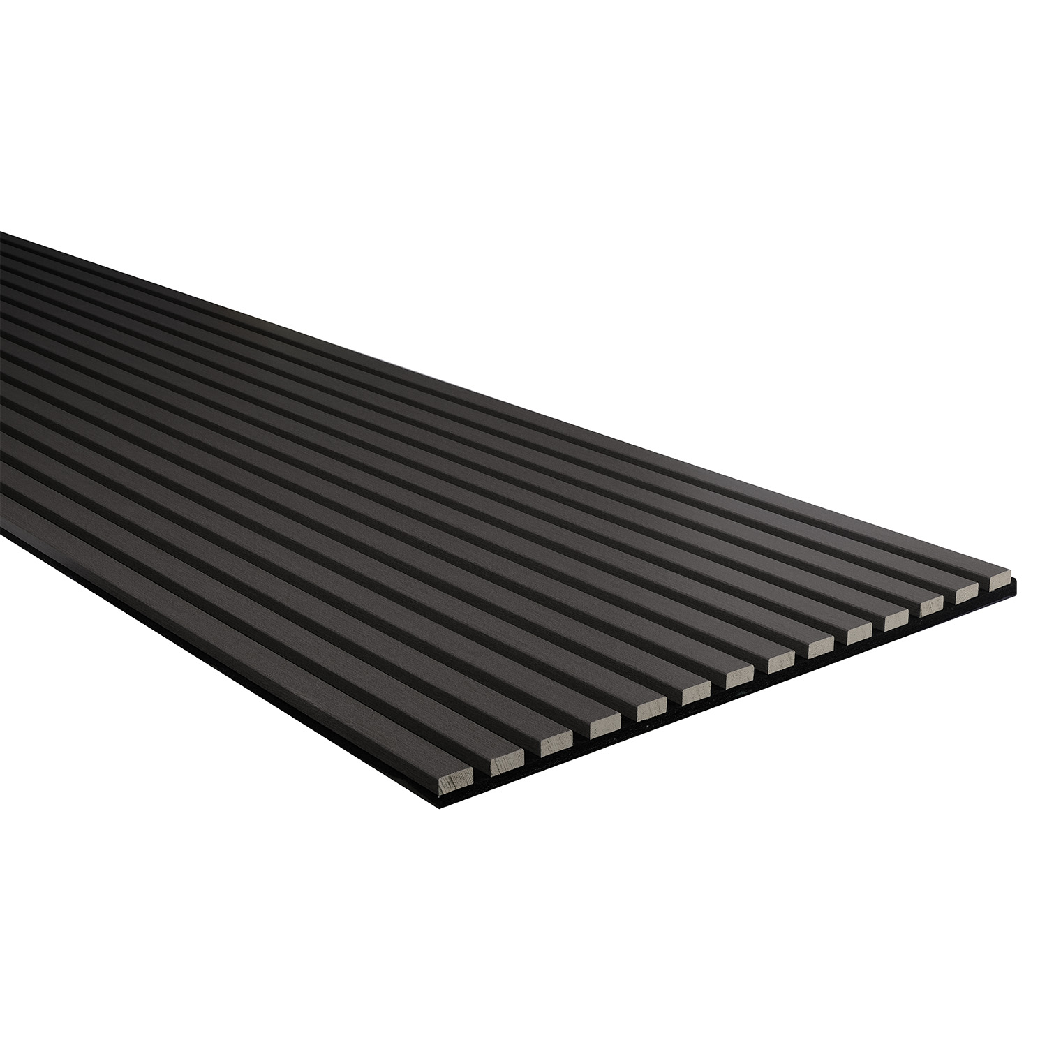 Panel acústico de pared Kosche 2400 x 600 x 21 mm Paneles acústicos 3D de MDF chapado en wengué