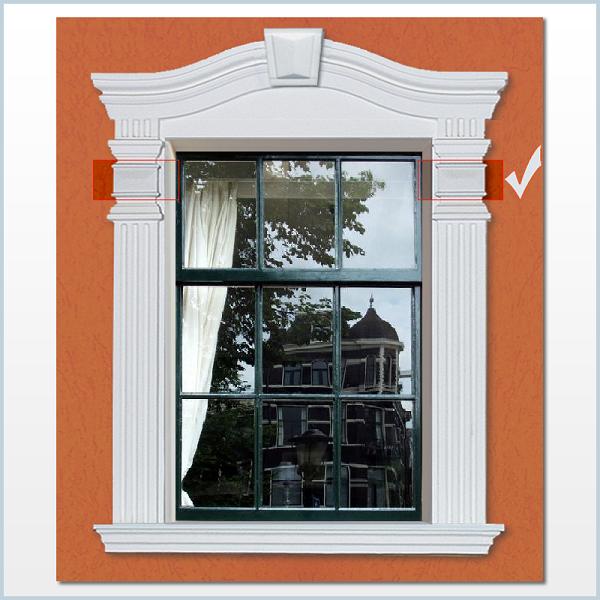 Fassadenzierelement "Weißenstein" (Schlussstein)