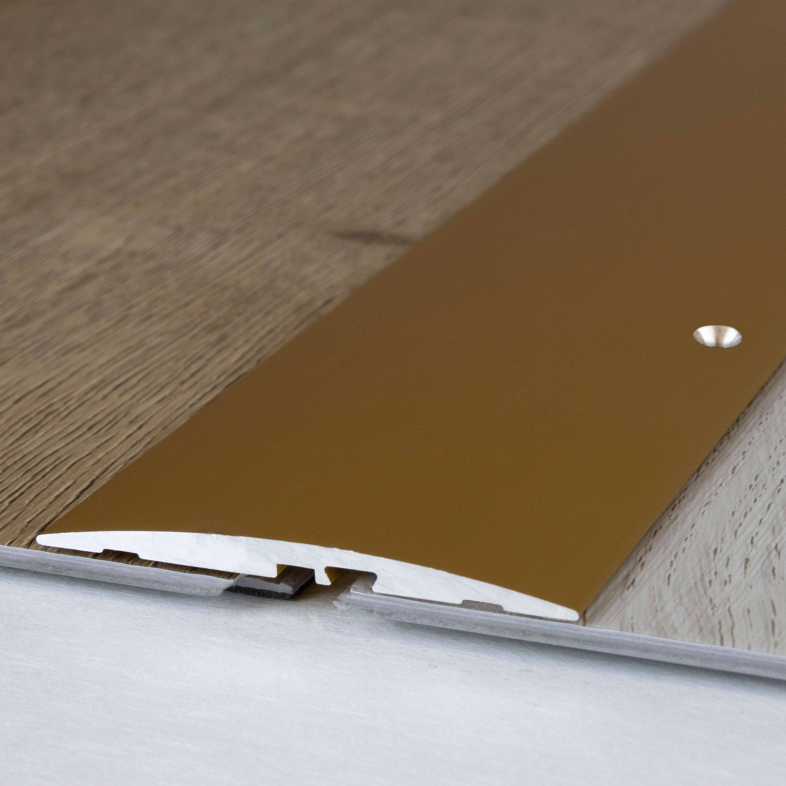 Perfil de transición PROVISTON, altura 4 mm, ancho 58 mm, tira de transición, aluminio