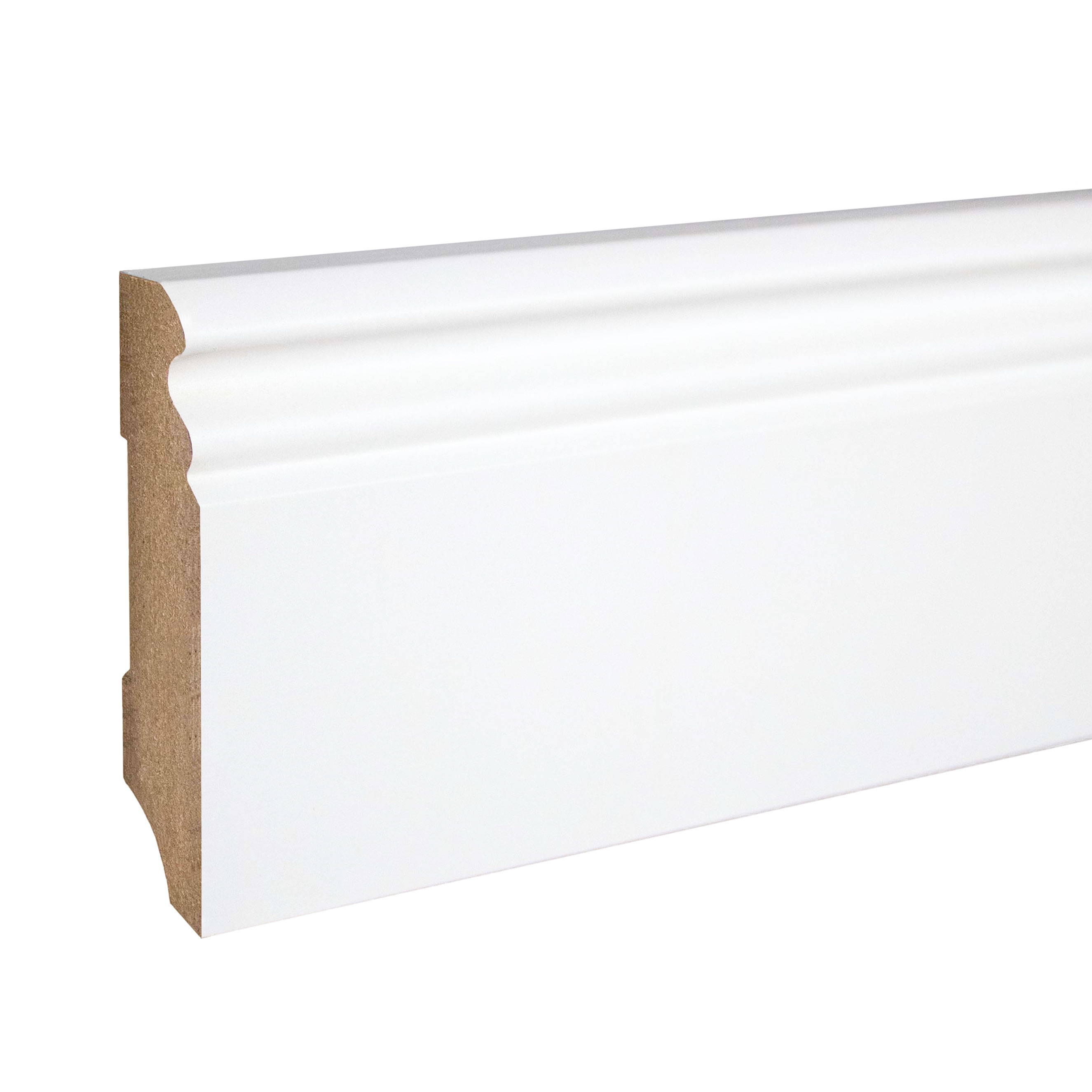 Rodapié Kosche Bergamo-7 65777 19 x 80 x 2500 mm MDF Perfil Hamburgo Blanco