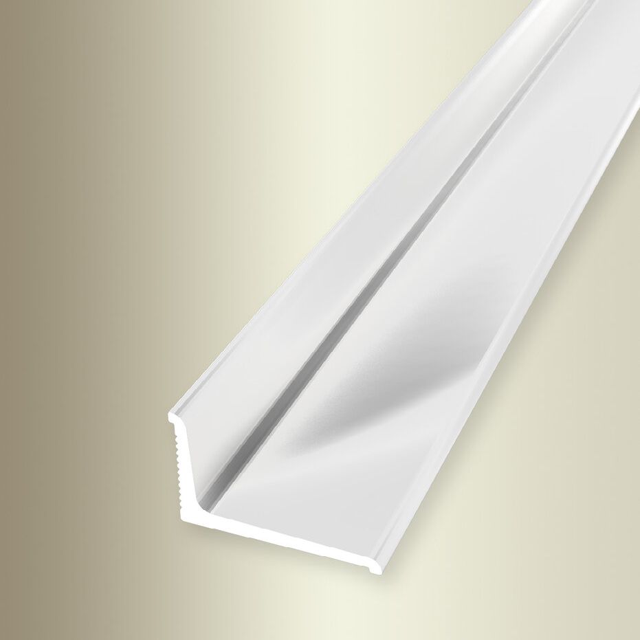 Perfiles de remate y canto Küberit, altura 12 mm, ancho 18 mm, longitud 2700 mm, aluminio anodizado