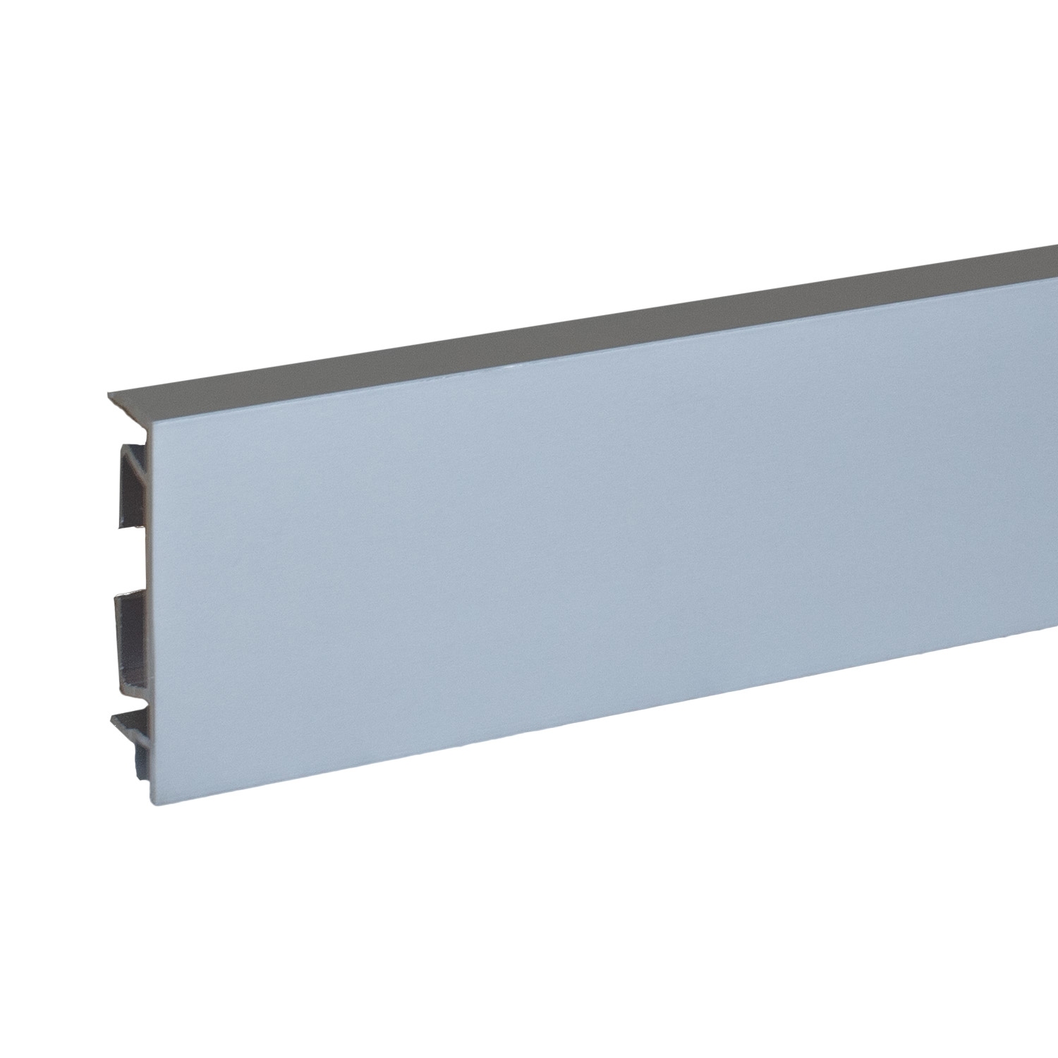 Rodapié metálico Auer, alto 40-100 mm, ancho 11-15 mm, rodapié de aluminio impermeable