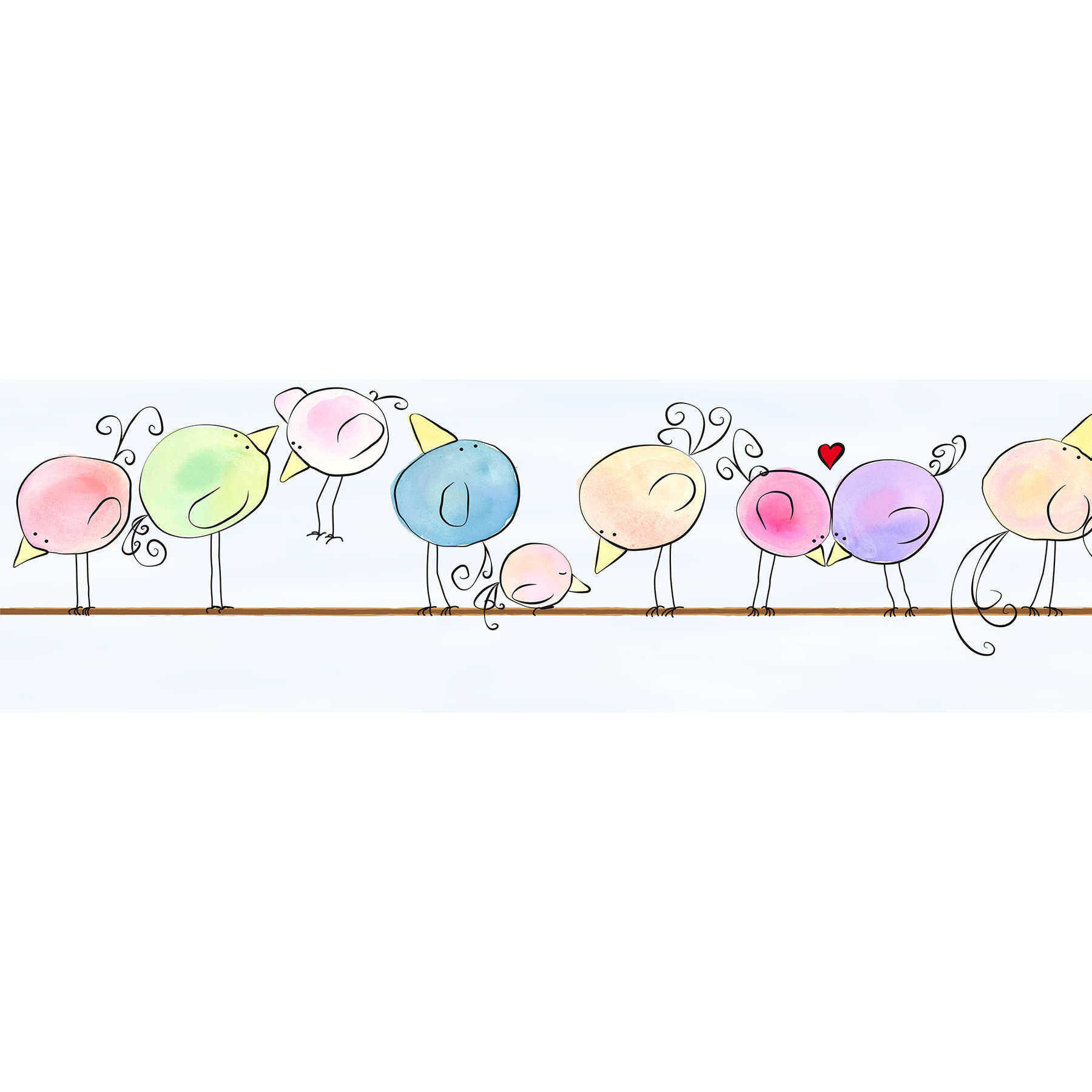 A.S. Creation Lovely Kids 403724 Cenefa Habitación infantil 5 x 0,155 m Multicolor