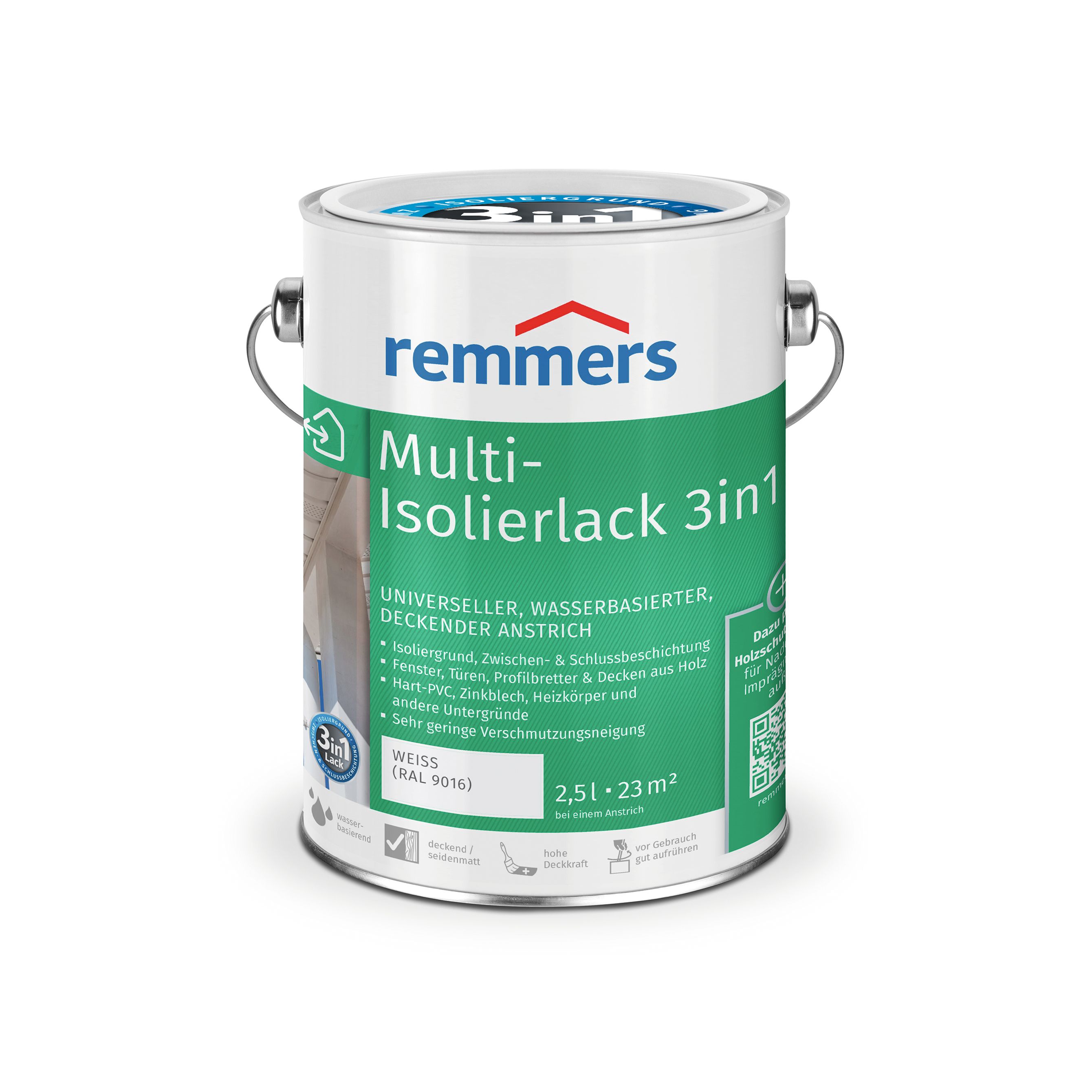 Barniz multiaislante Remmers 3 en 1 Base agua Imprimación, capa intermedia y capa de acabado Envío gratuito