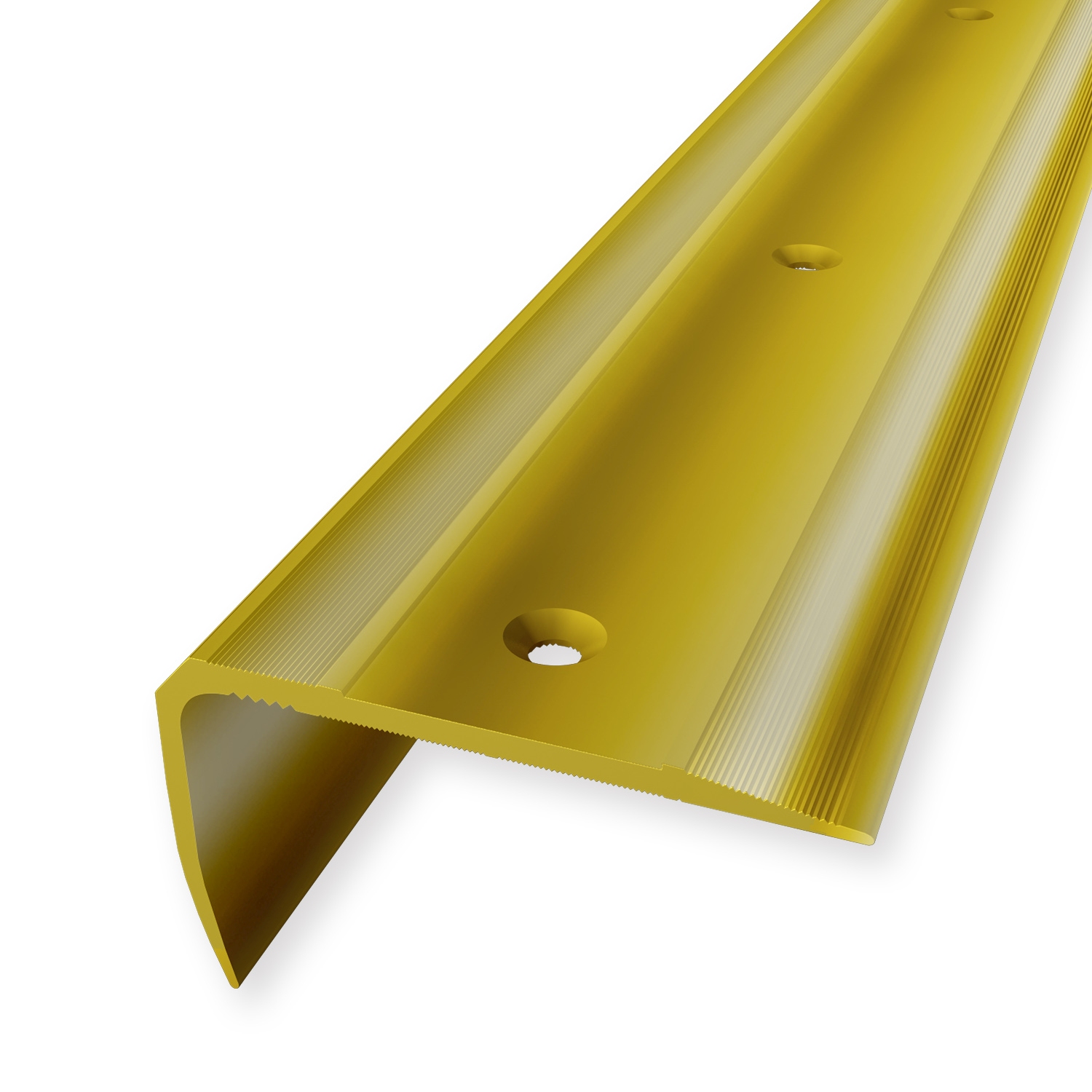 Perfil de canto de escalera de 29 x 53 mm, perfil angular, ranurado, avellanado, perforado, varios colores, Küberit