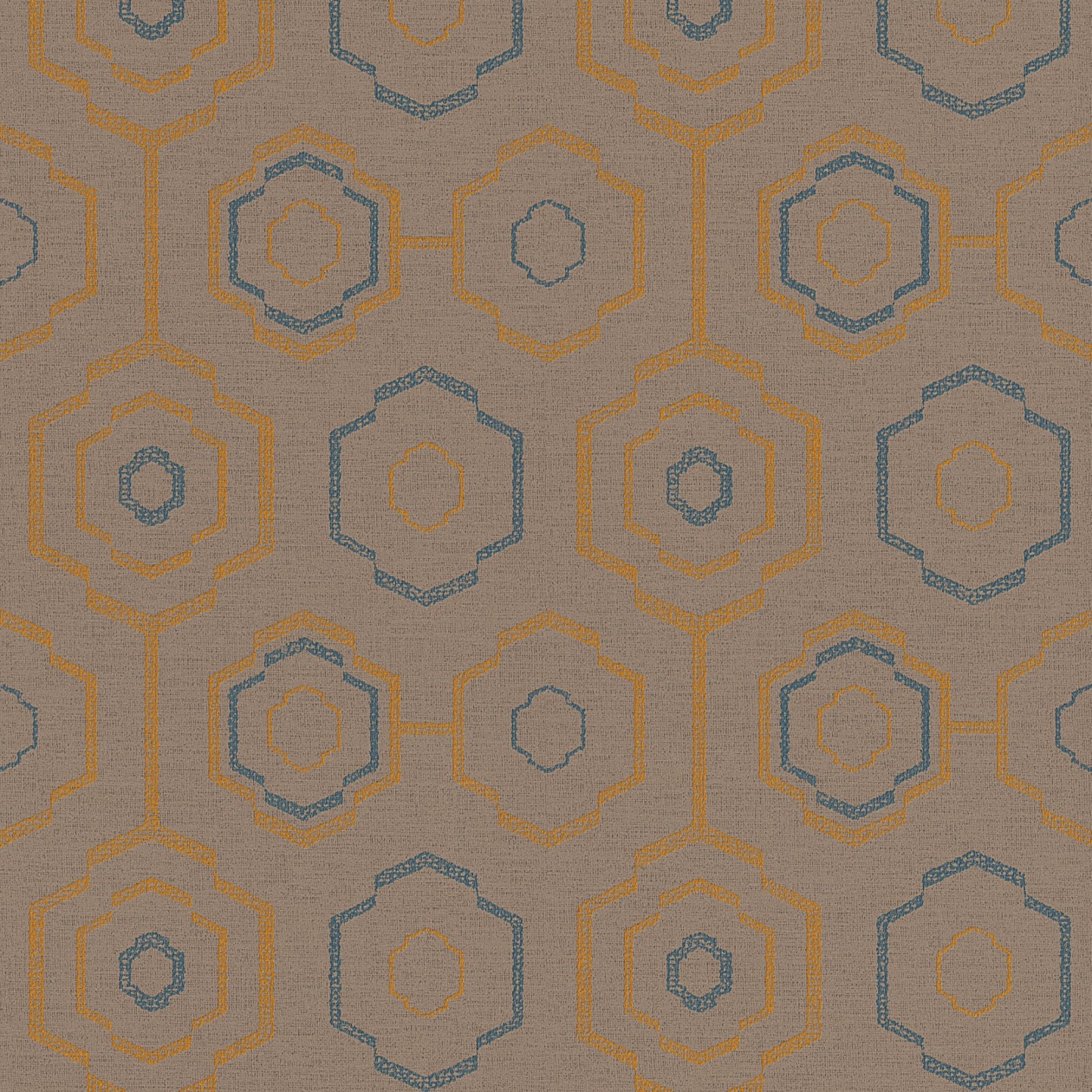 A.S. Creation Origen Étnico 371773 Papel pintado no tejido Vintage 0,53 x 10,05 m Marrón