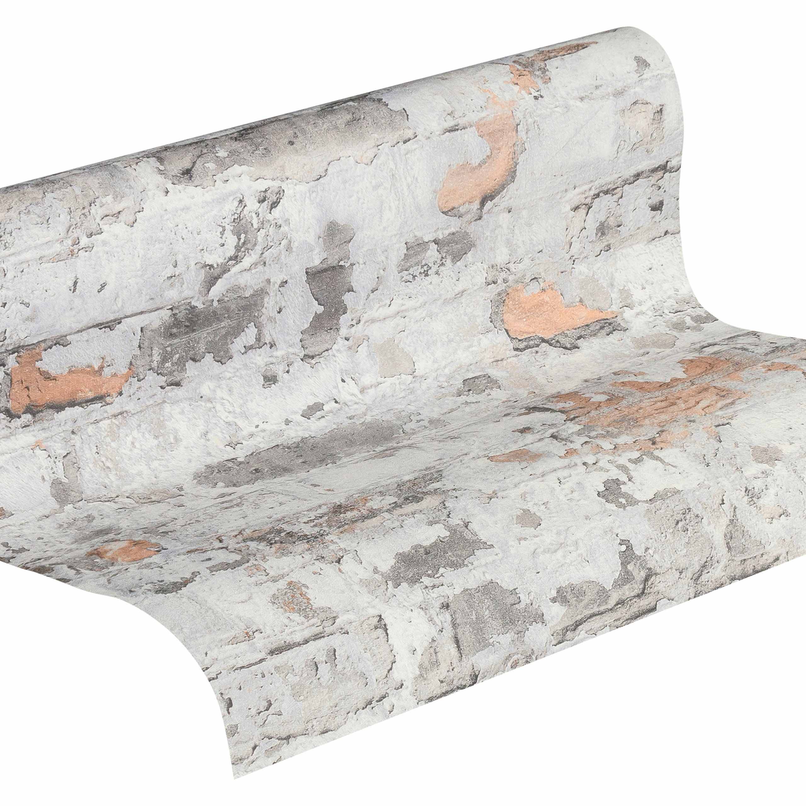 A.S. Creation Metropolitan Stories 369292 Papel pintado no tejido Imitación piedra 0,53 x 10,05 m Gris