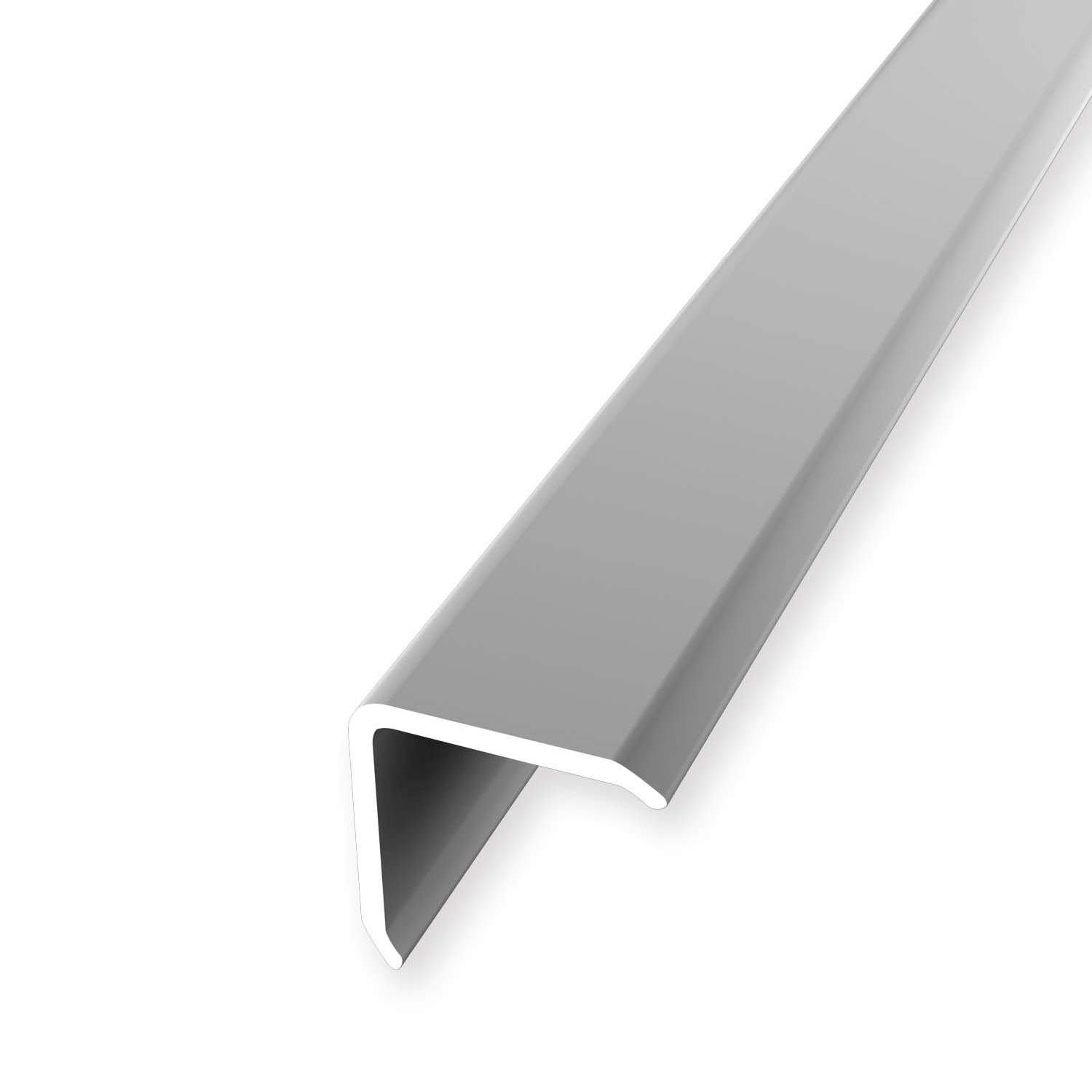 Perfil angular de aluminio liso sin perforar Küberit de 20 x 20 x 2500 mm para protección de esquinas