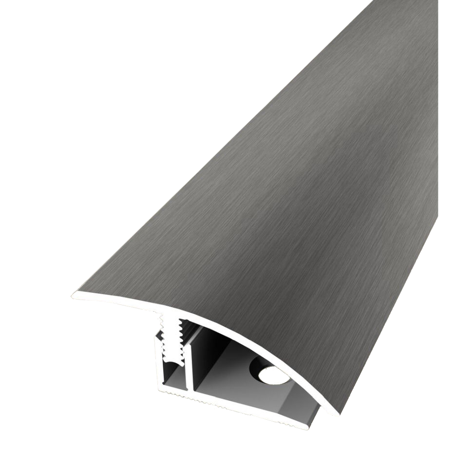 Perfil de transición PROVISTON B 39 mm, altura de borde 7-12 mm, tira de transición, aluminio anodizado