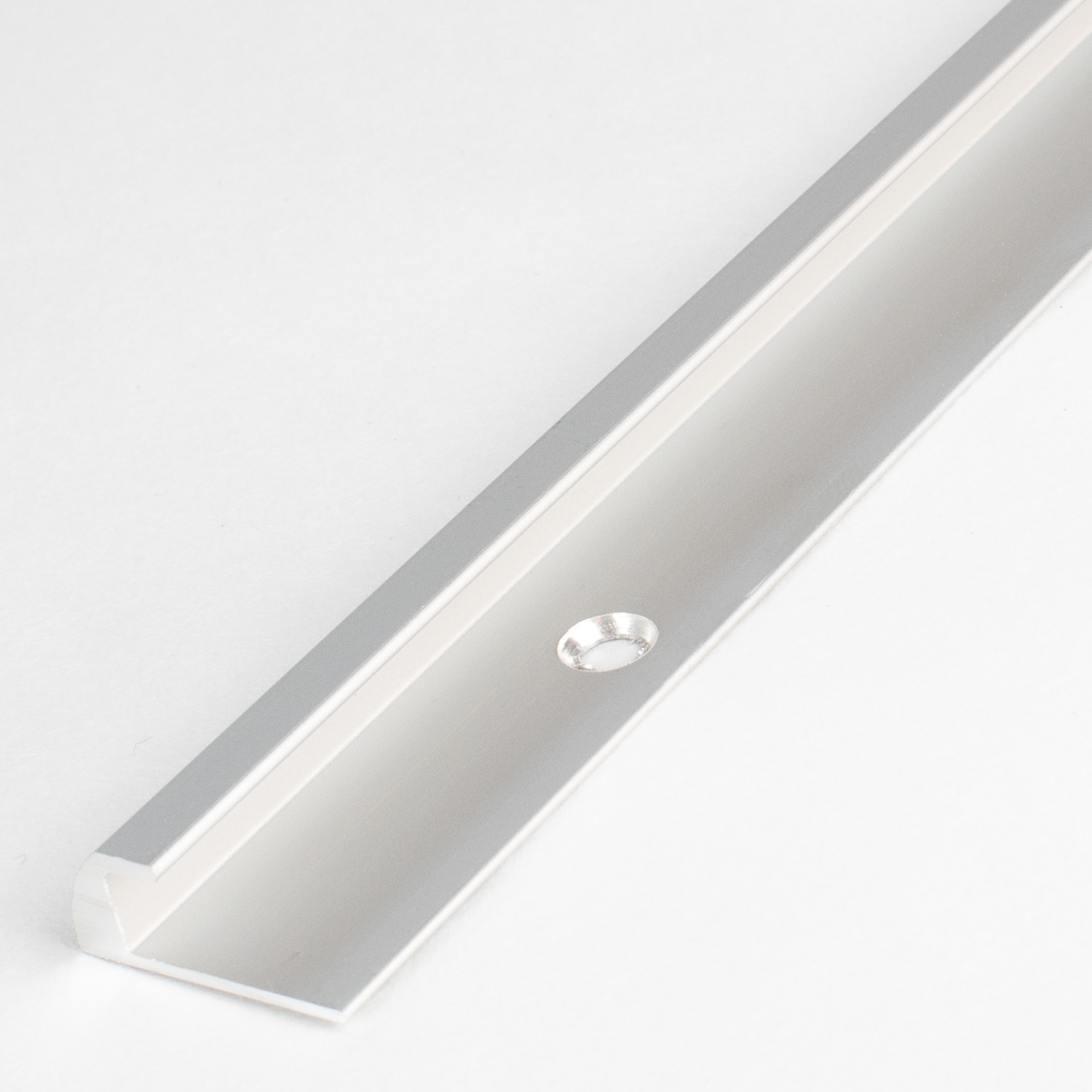 Perfiles de canto y acabado Auer Midleton B 20 mm L 2700 mm altura de canto 6 mm aluminio anodizado