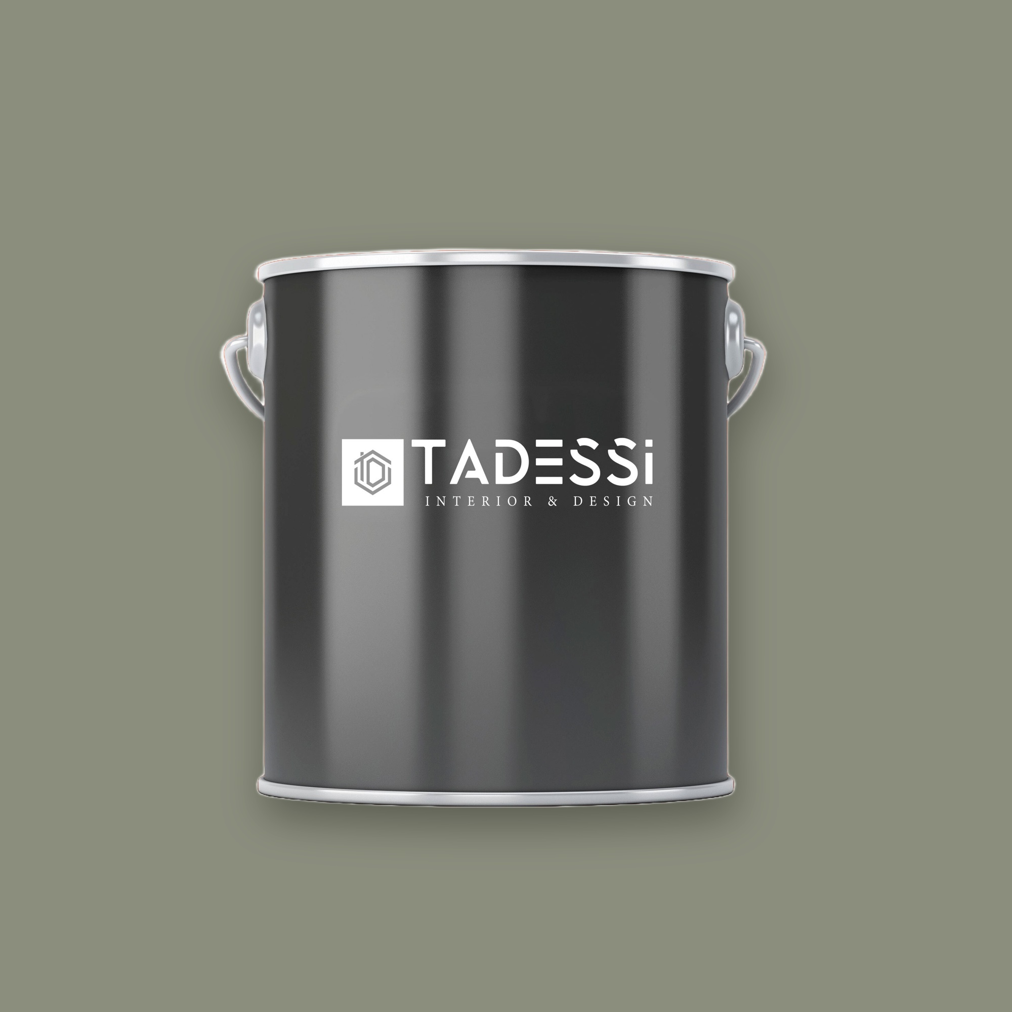 TADESSI Wall Select - Pintura de pared gris - Verde junco - Pintura de interior de alta calidad - Color intenso